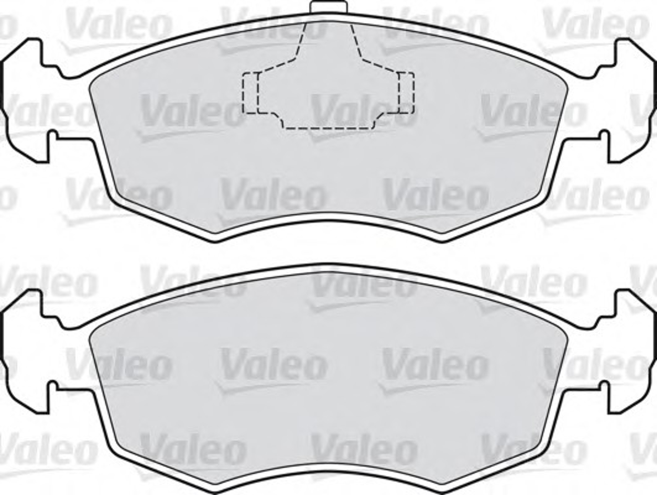 Колодки тормозные дисковые VALEO 598422