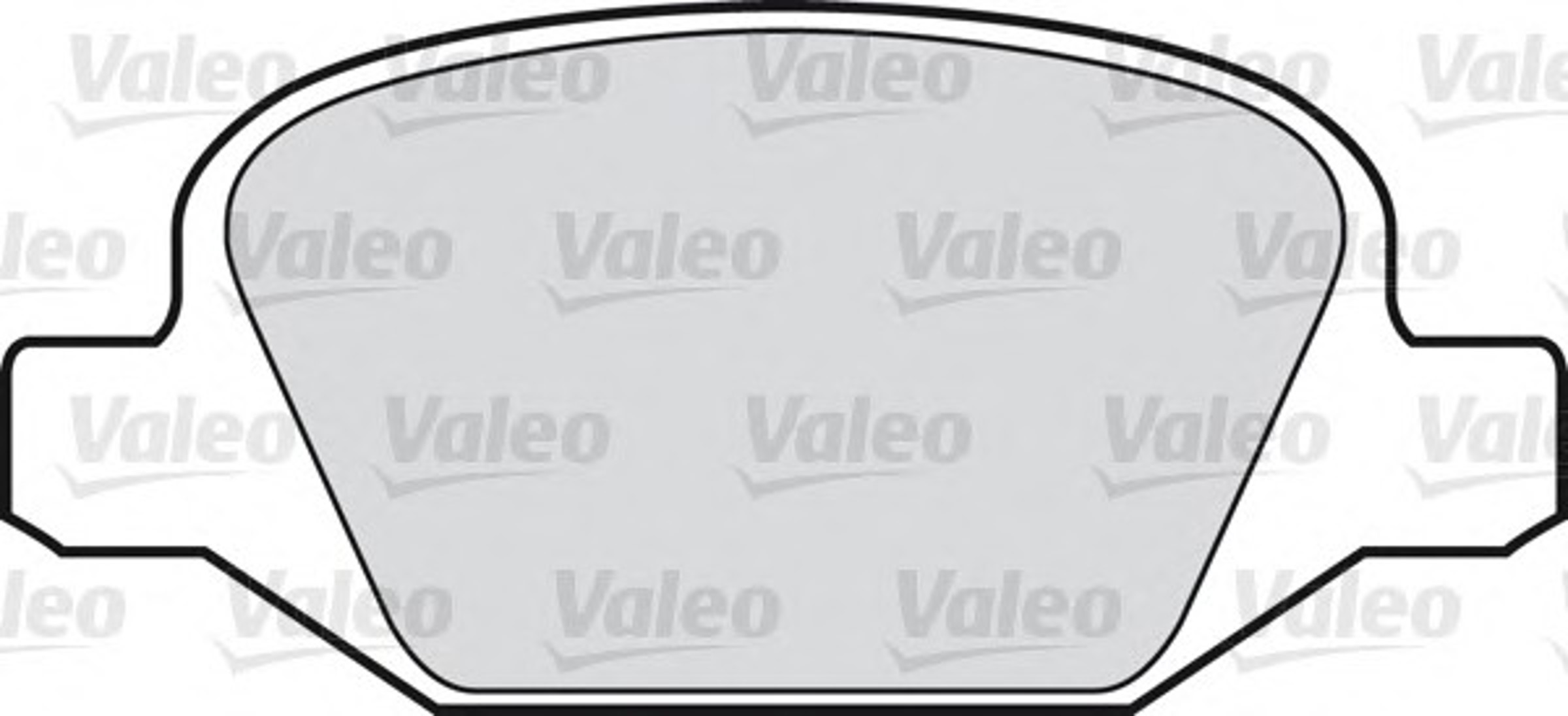 Комплект тормозных колодок дисковый тормоз VALEO 598425