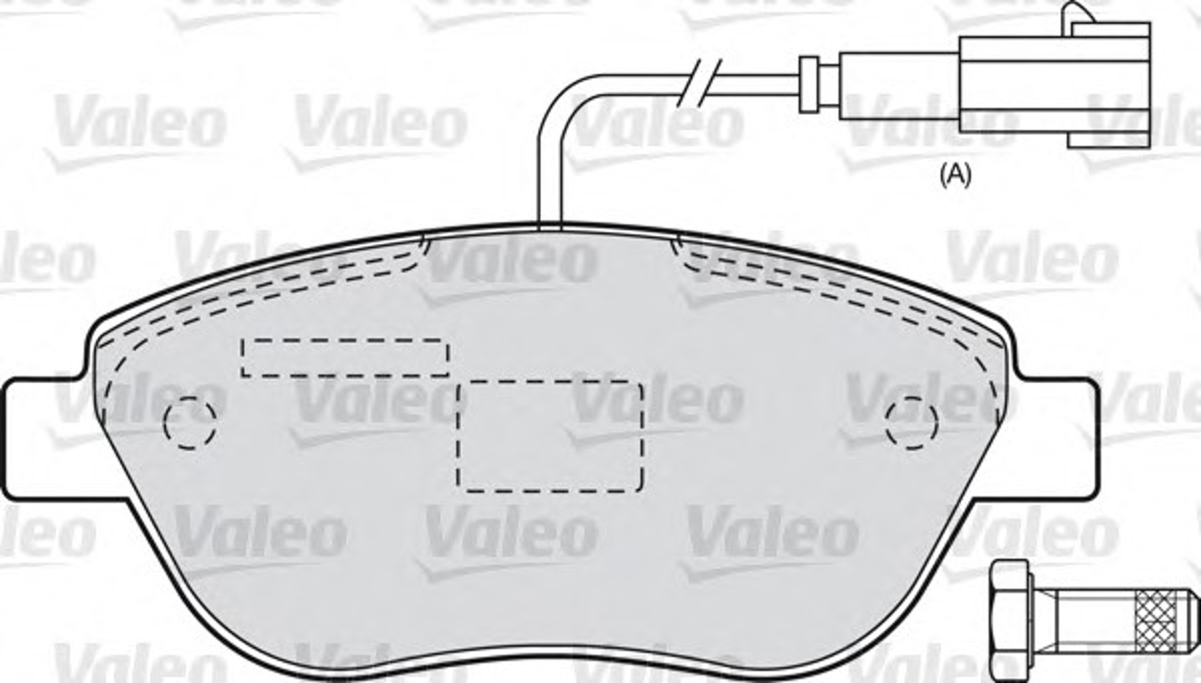 Колодки тормозные дисковые VALEO 598427