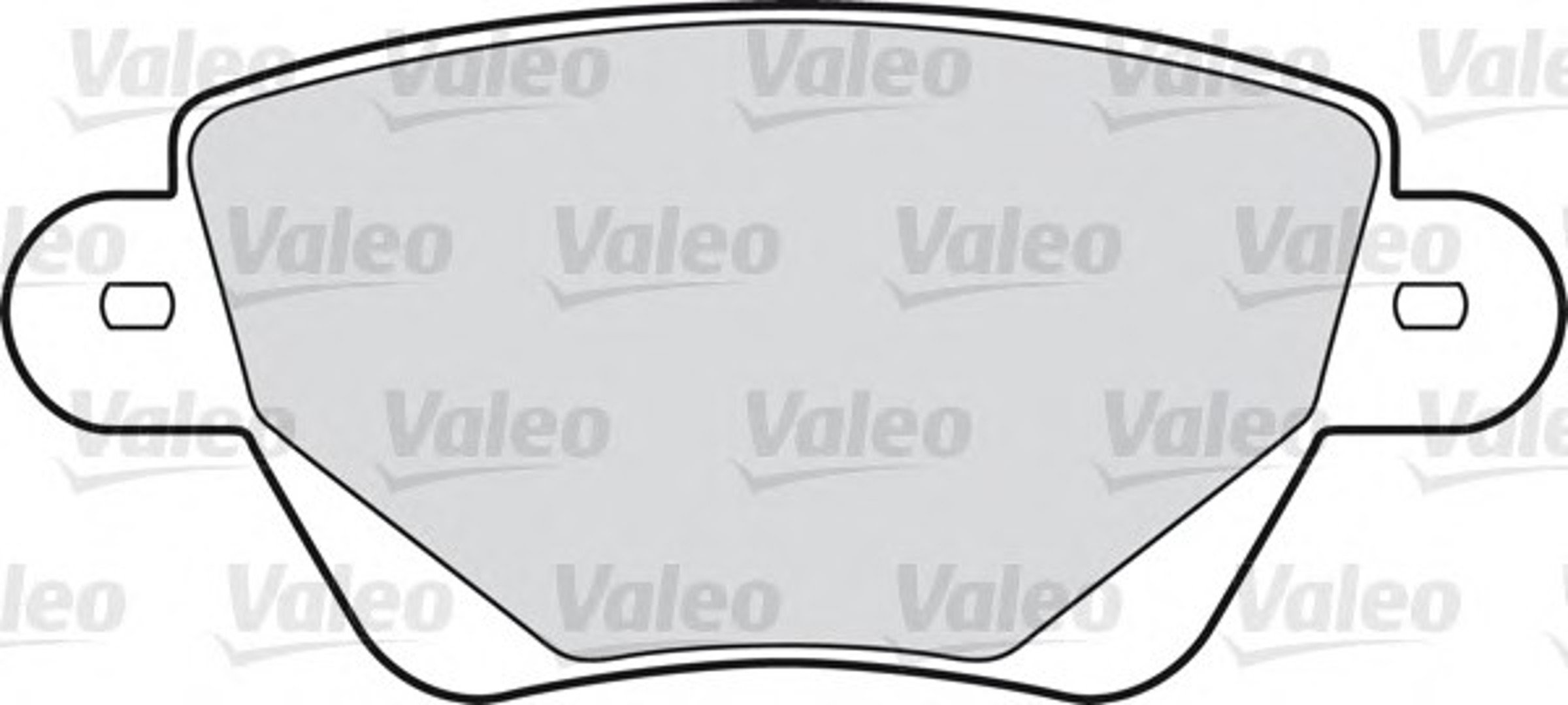 Комплект тормозных колодок дисковый тормоз VALEO 598434