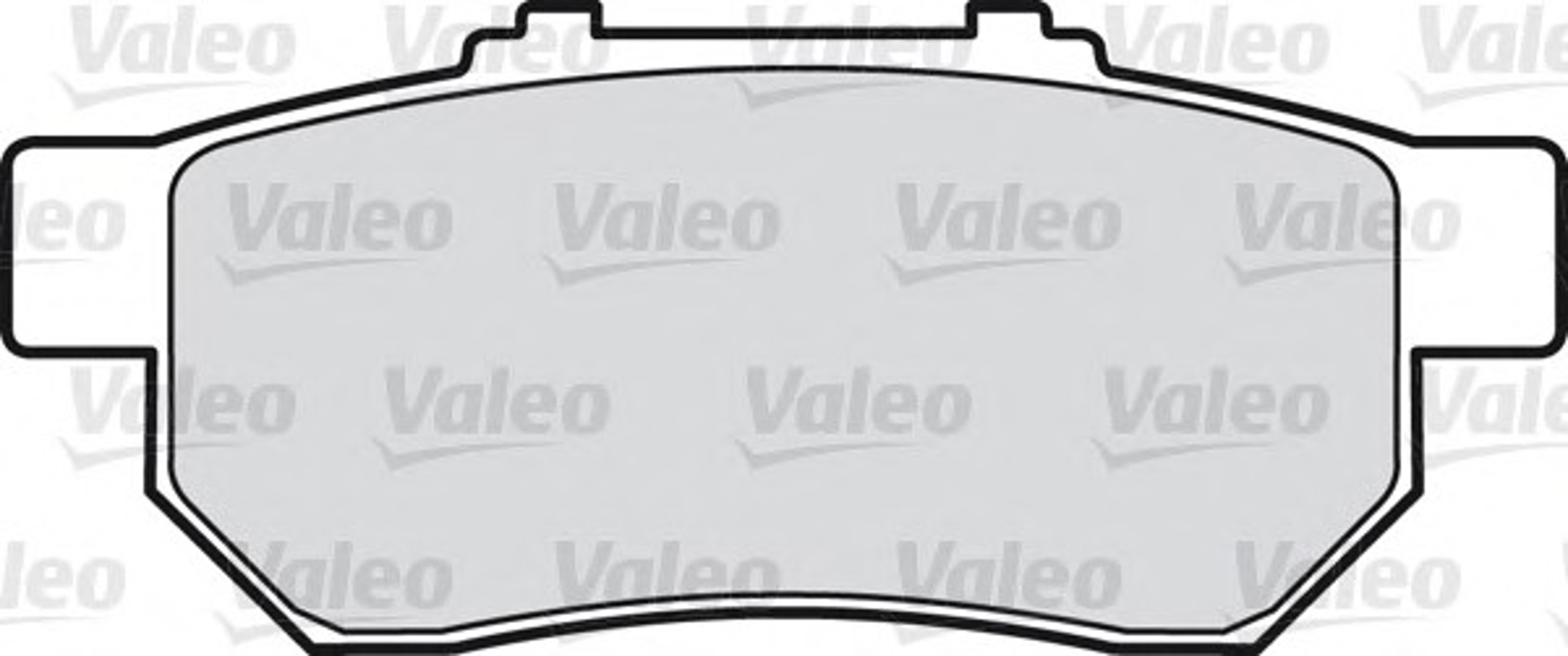 598437 VALEO Комплект тормозных колодок, дисковый тормоз