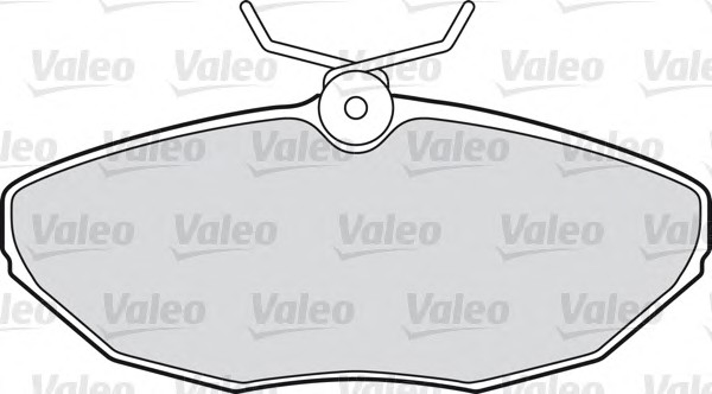 Комплект тормозных колодок дисковый тормоз VALEO 598438
