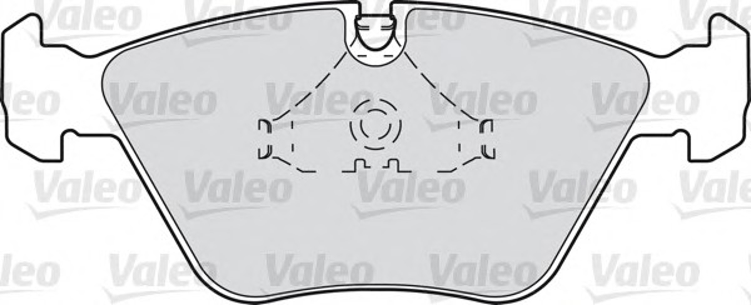 Колодки тормозные дисковые VALEO 598440