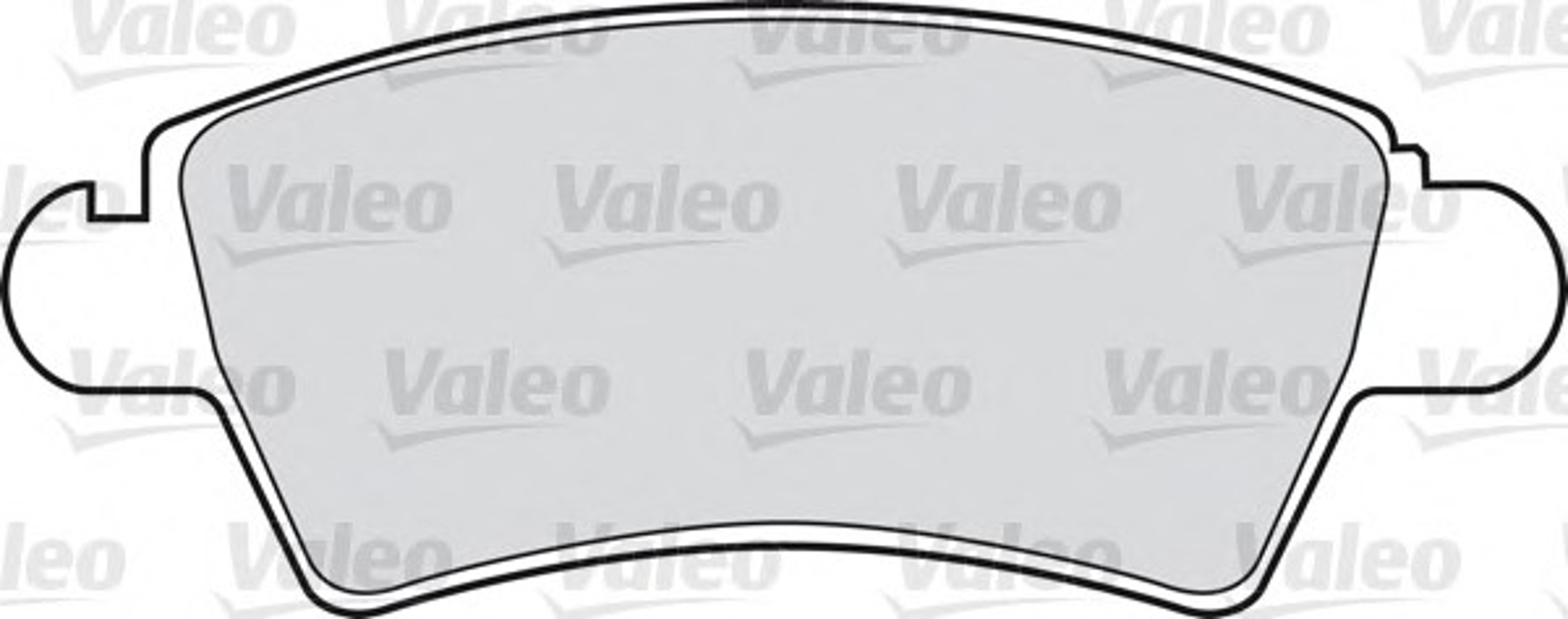 598462 VALEO Комплект тормозных колодок, дисковый тормоз