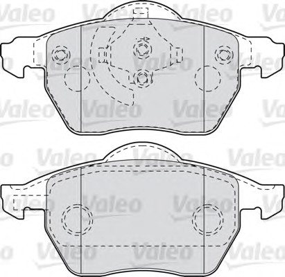 Тормозные колодки VALEO 598483