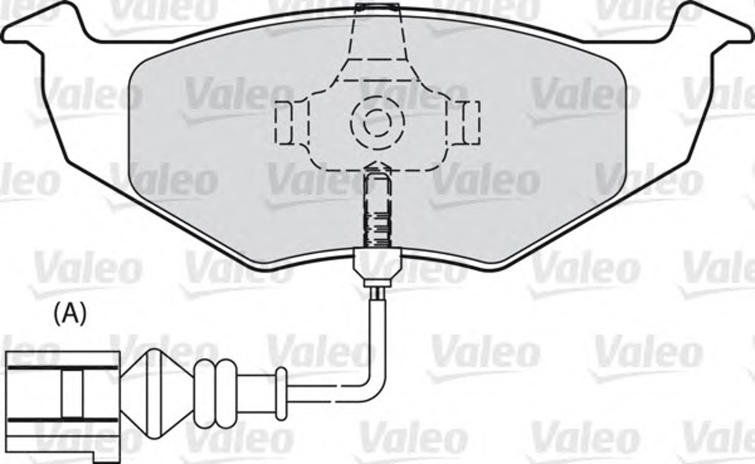 Колодки тормозные дисковые VALEO 598488