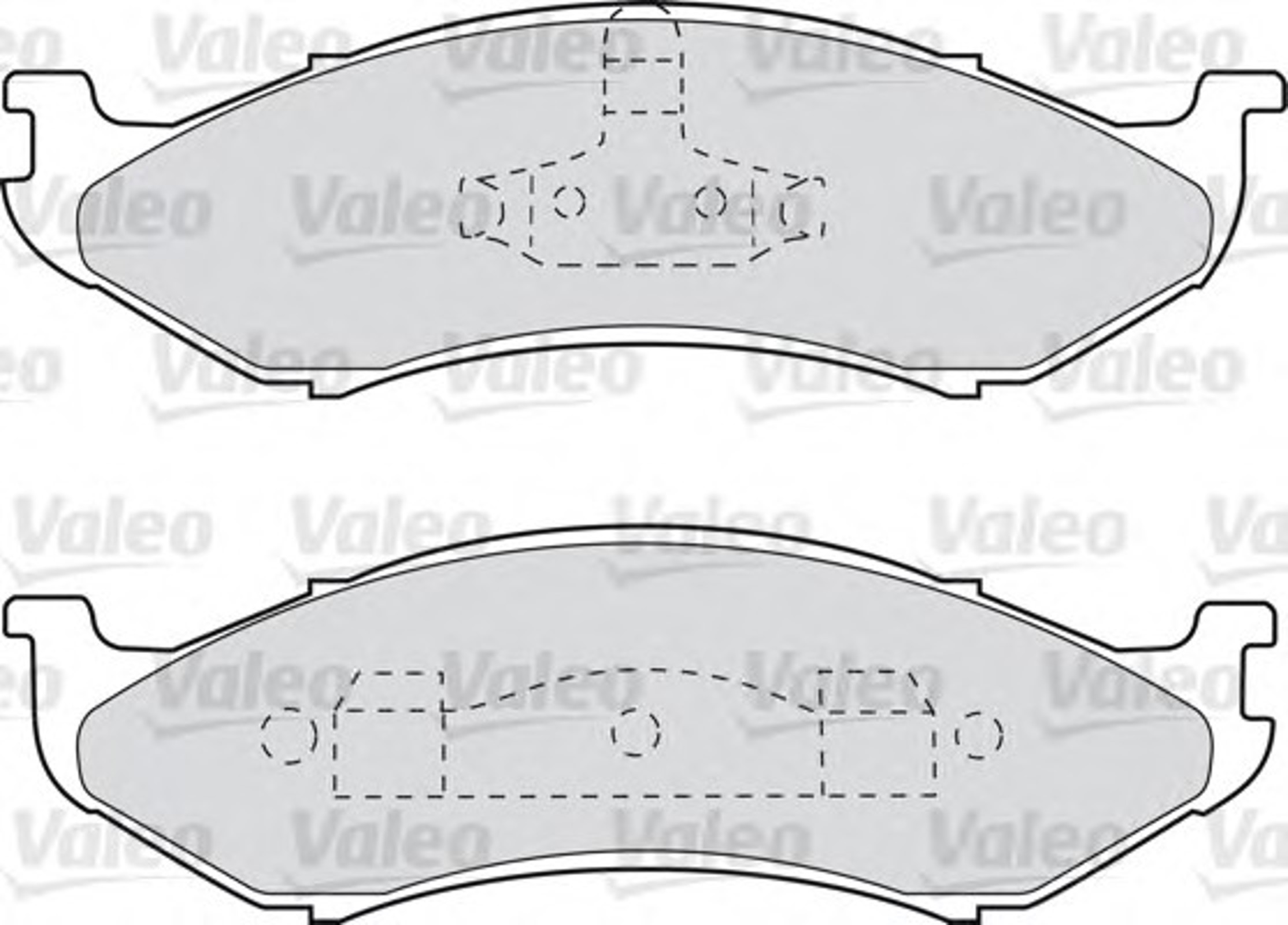 Колодки тормозные дисковые VALEO 598491