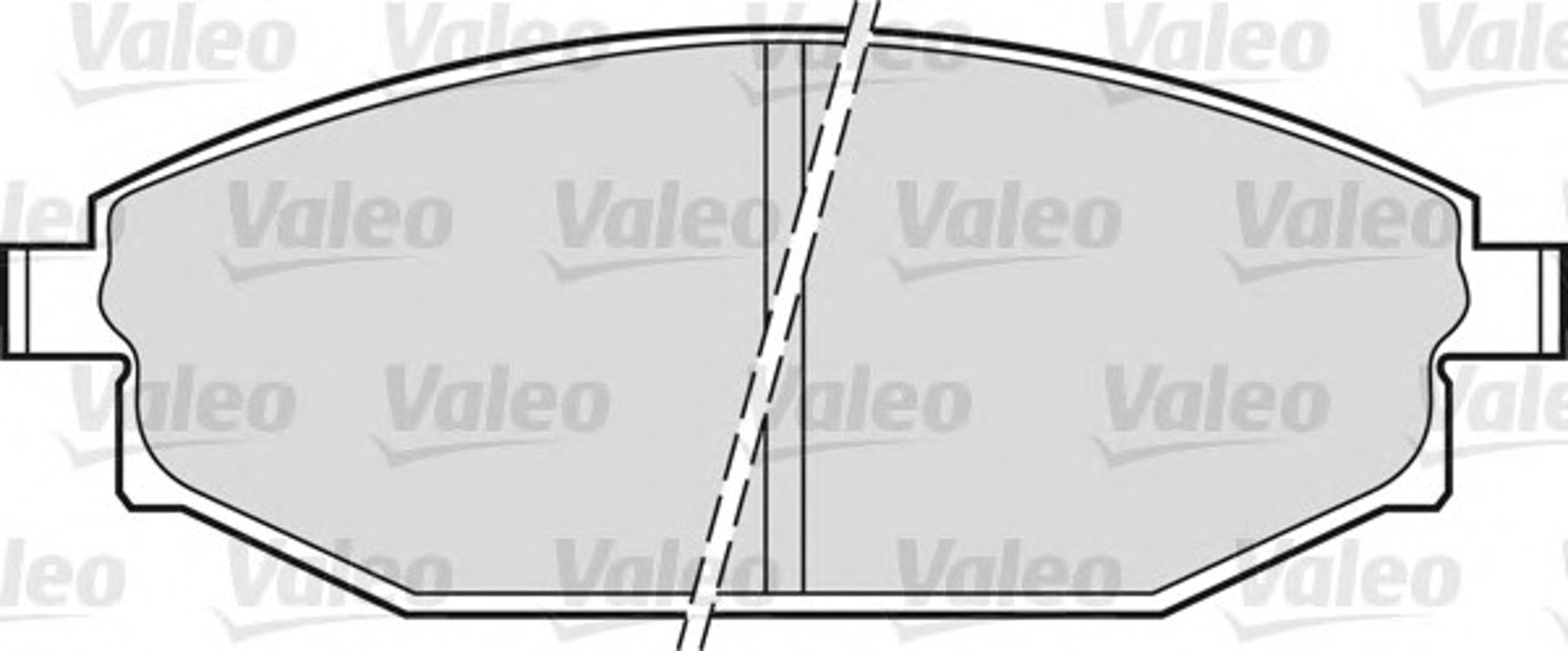 Комплект тормозных колодок дисковый тормоз VALEO 598504