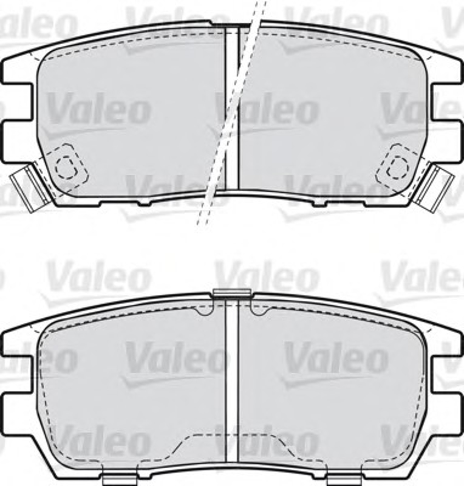 Колодки тормозные дисковые VALEO 598519