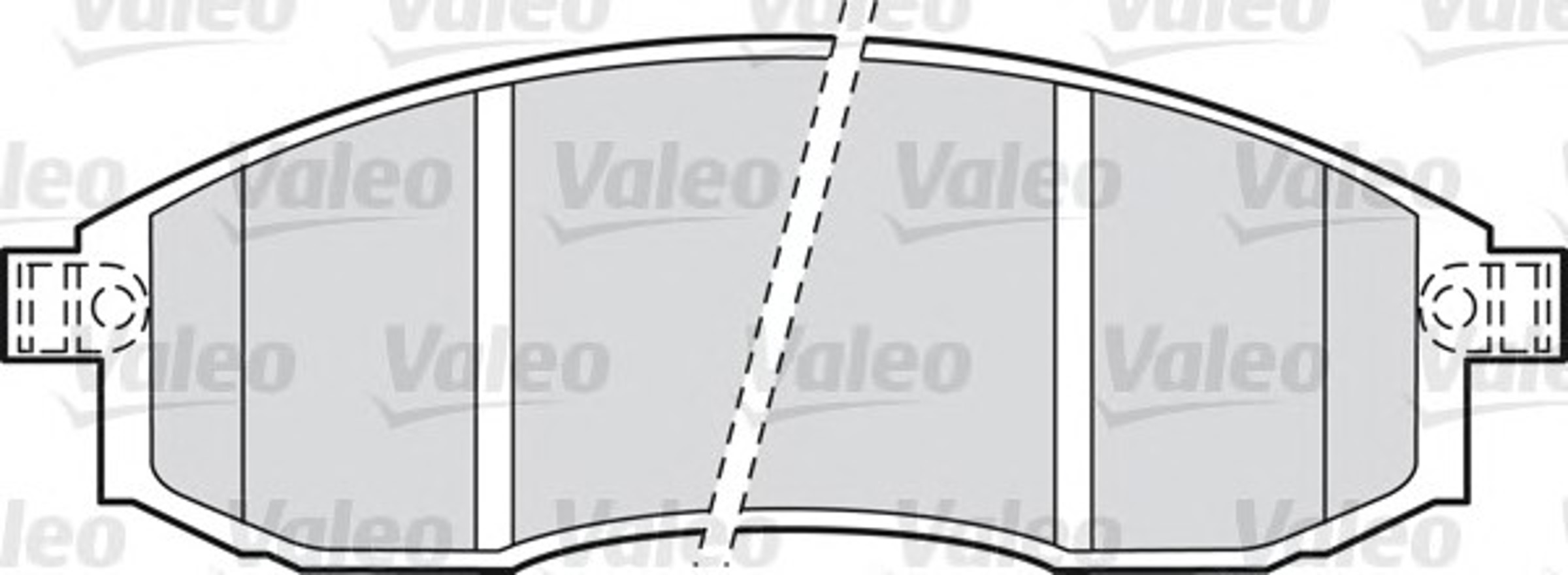 Колодки тормозные дисковые VALEO 598523