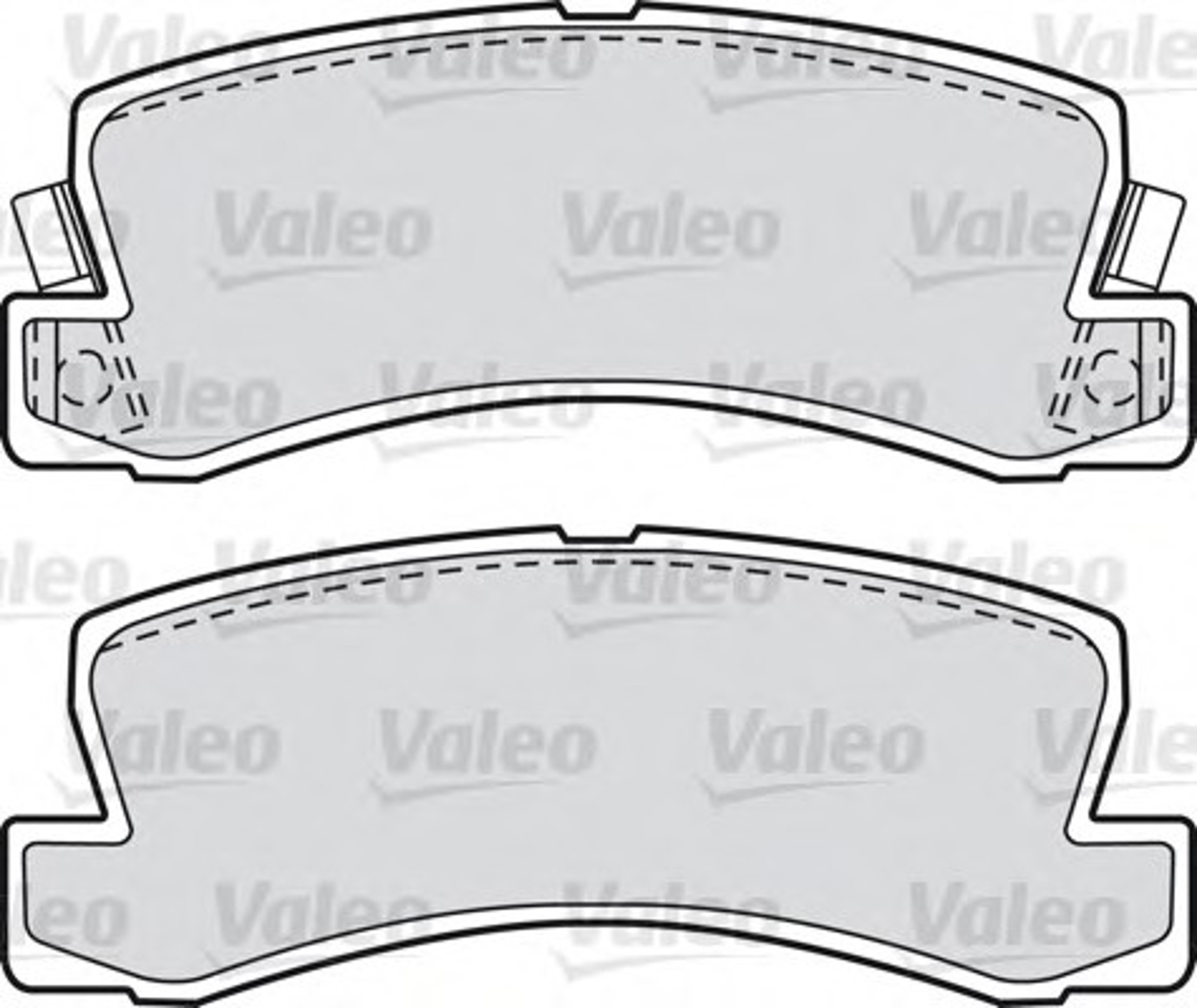 Колодки тормозные дисковые VALEO 598540