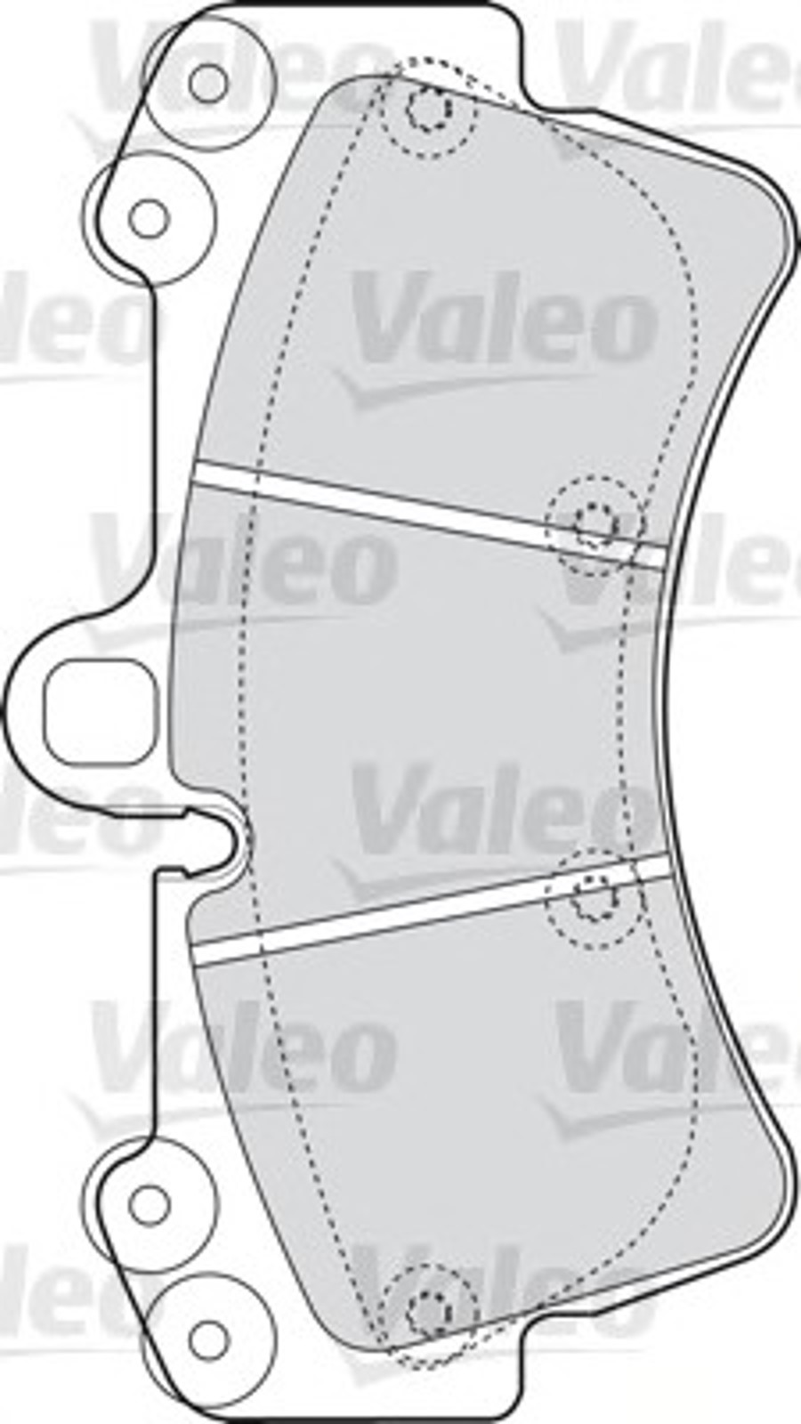 Колодки тормозные дисковые VALEO 598656