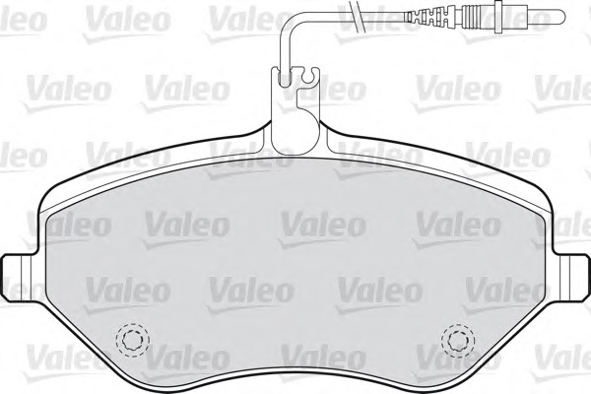 Колодки тормозные дисковые VALEO 598663