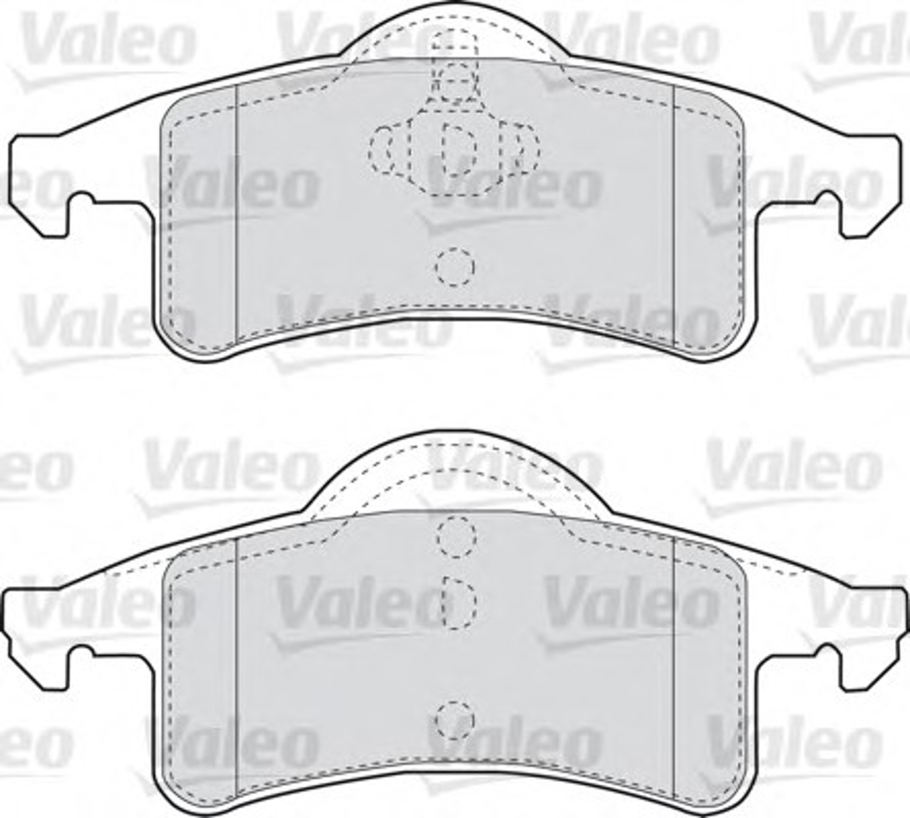 Колодки тормозные дисковые VALEO 598677