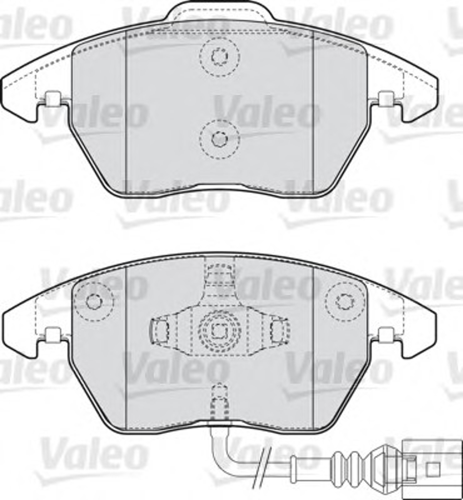 Колодки тормозные дисковые VALEO 598729