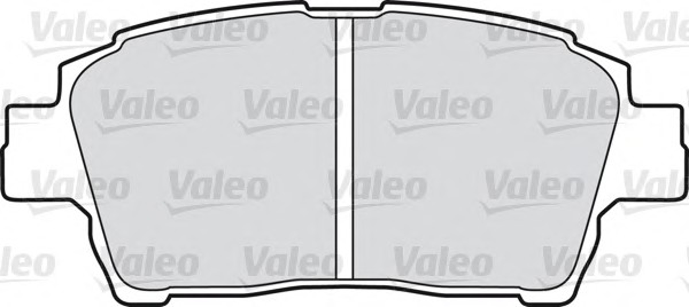 Комплект тормозных колодок дисковый тормоз VALEO 598737