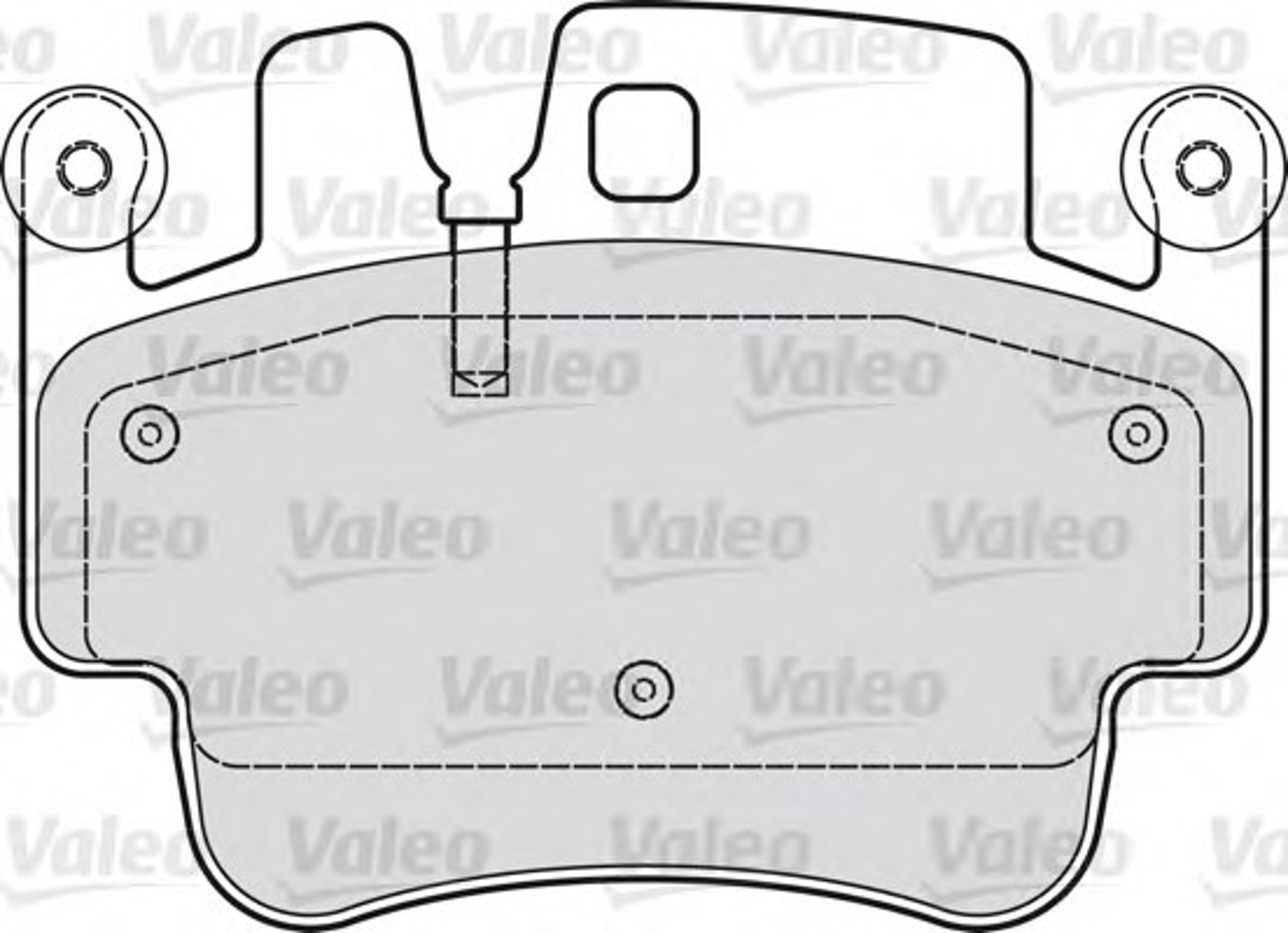 Колодки тормозные дисковые VALEO 598767