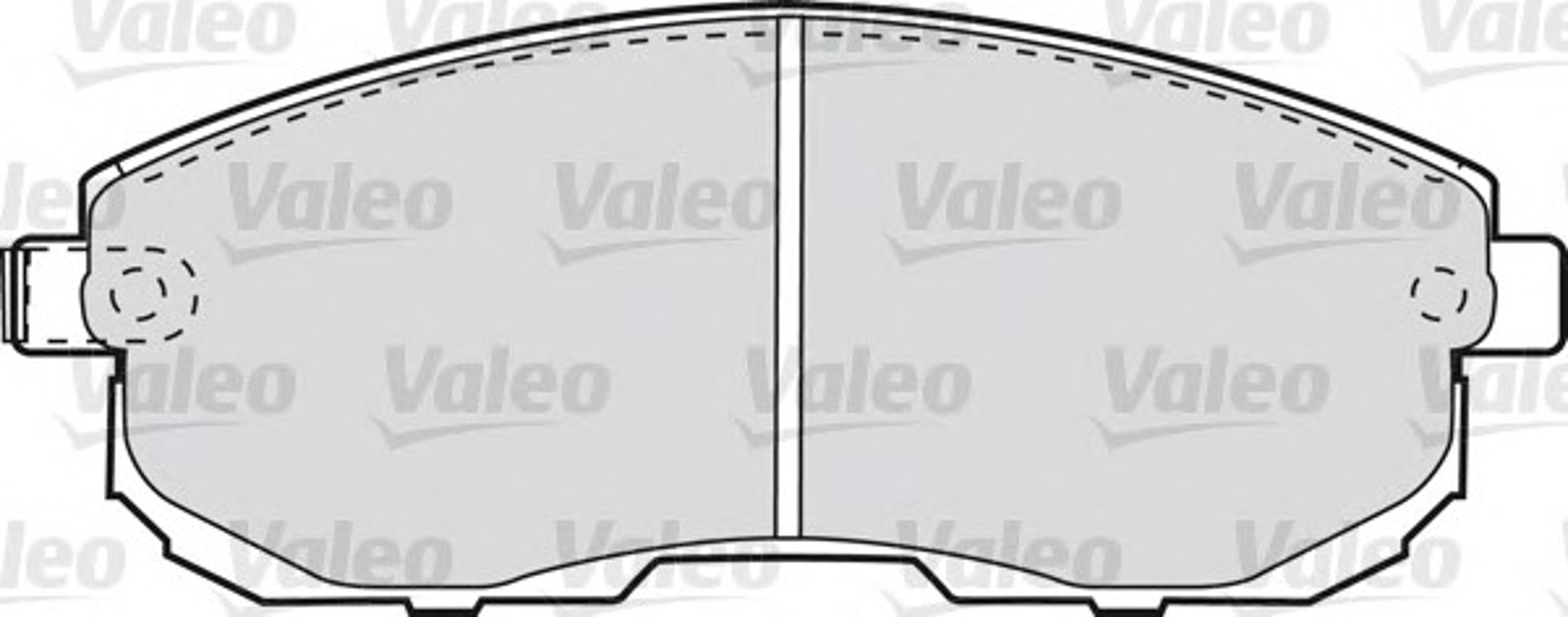 Колодки тормозные дисковые VALEO 598787