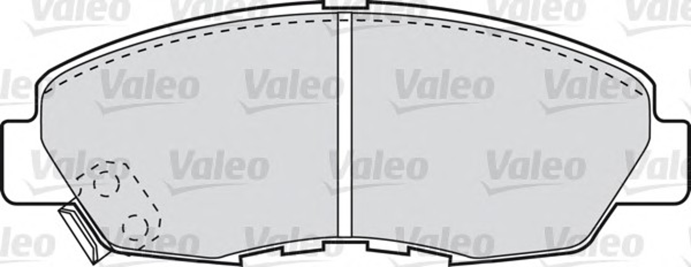 Колодки тормозные дисковые VALEO 598788