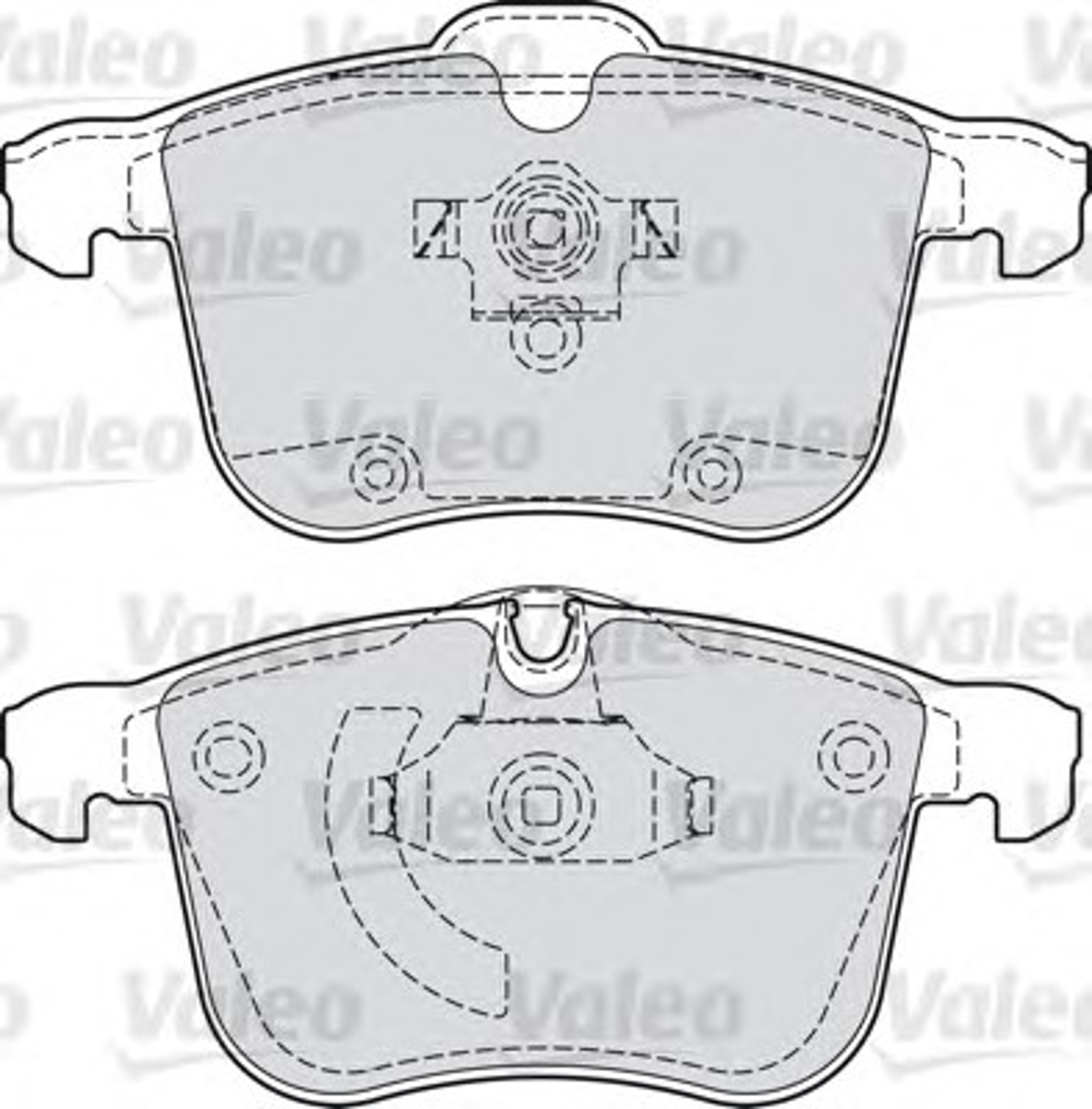 Колодки тормозные дисковые VALEO 598808