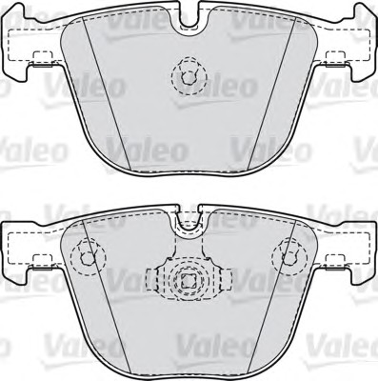 Колодки тормозные дисковые VALEO 598820