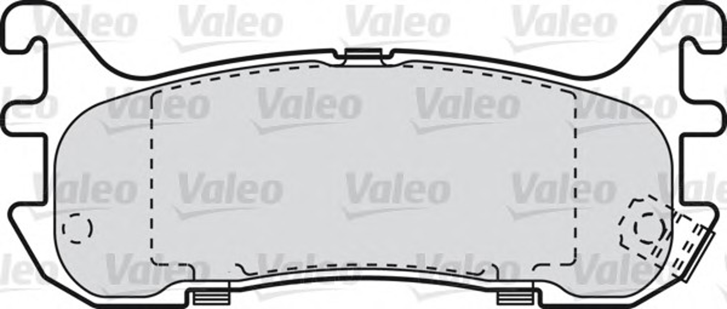 Колодки тормозные дисковые VALEO 598835