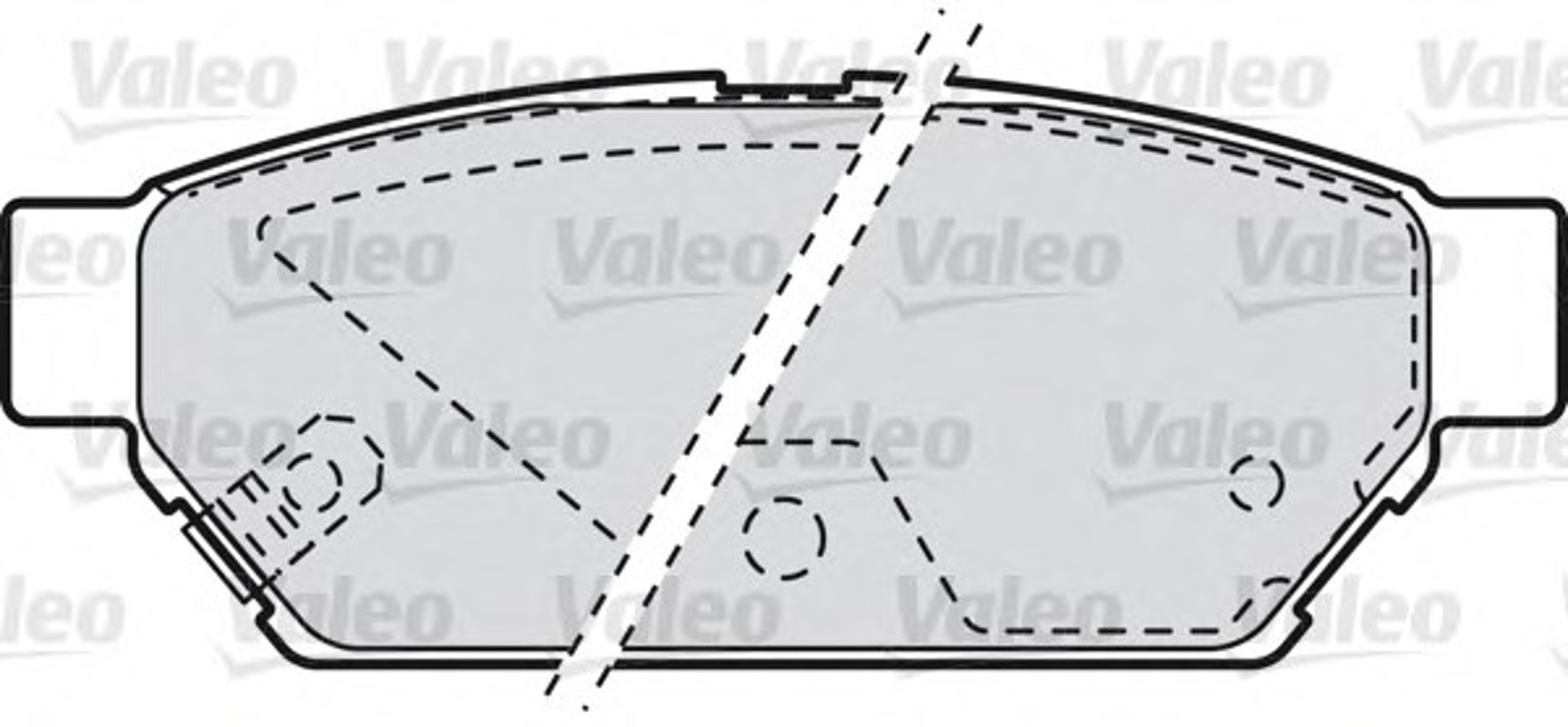 Колодки тормозные дисковые VALEO 598844