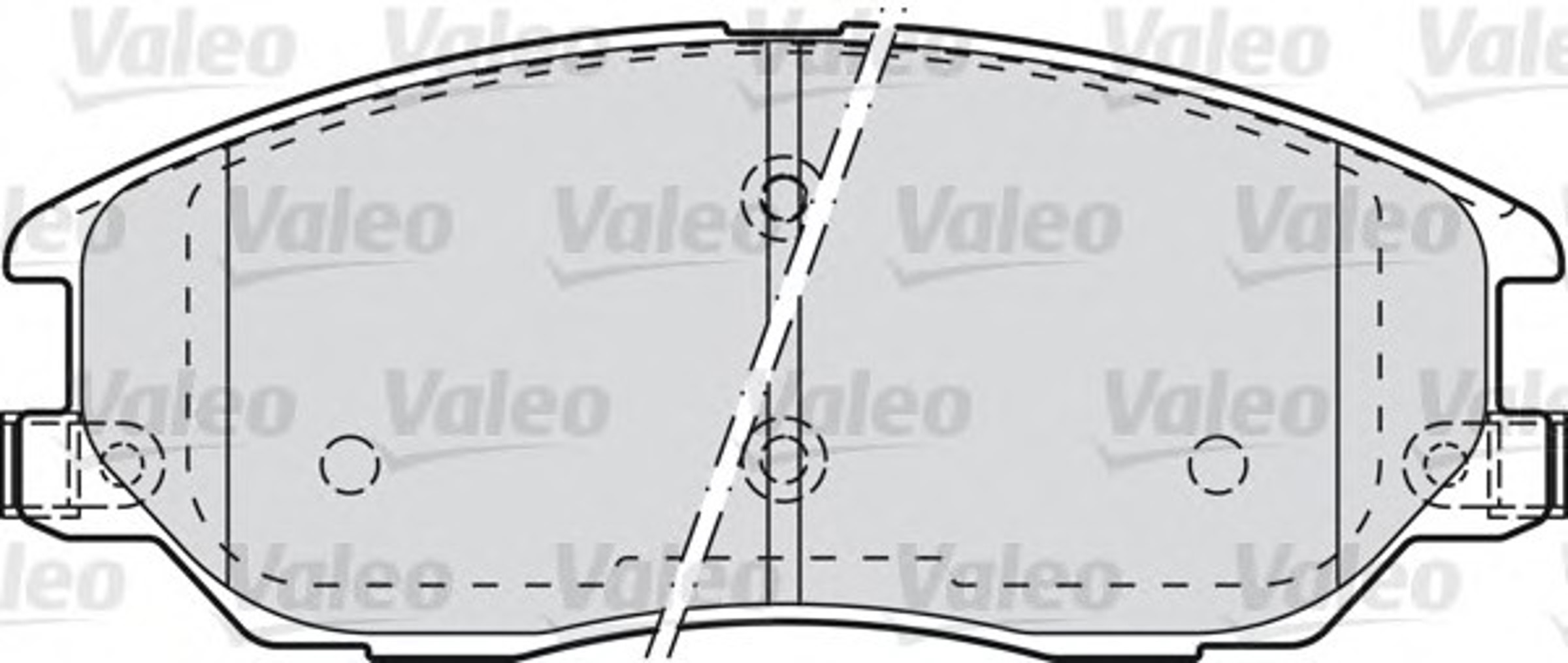 Колодки тормозные дисковые VALEO 598871