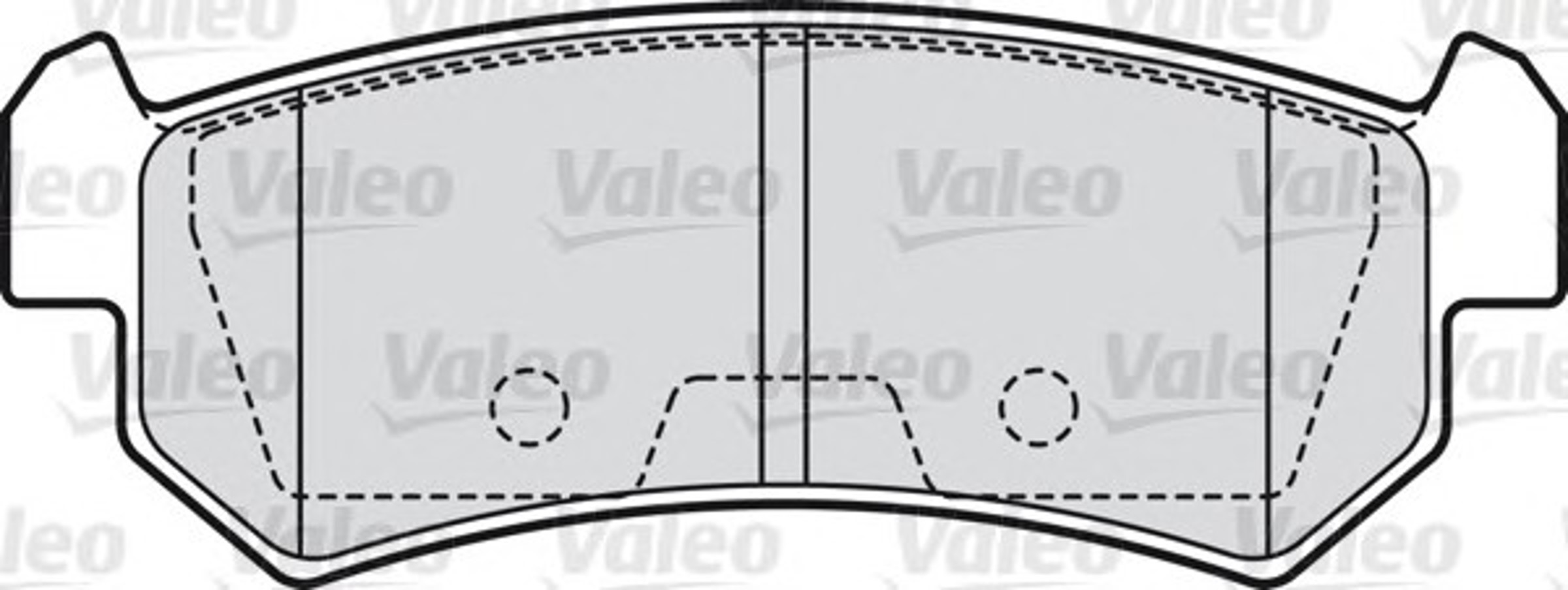 Колодки тормозные дисковые VALEO 598874