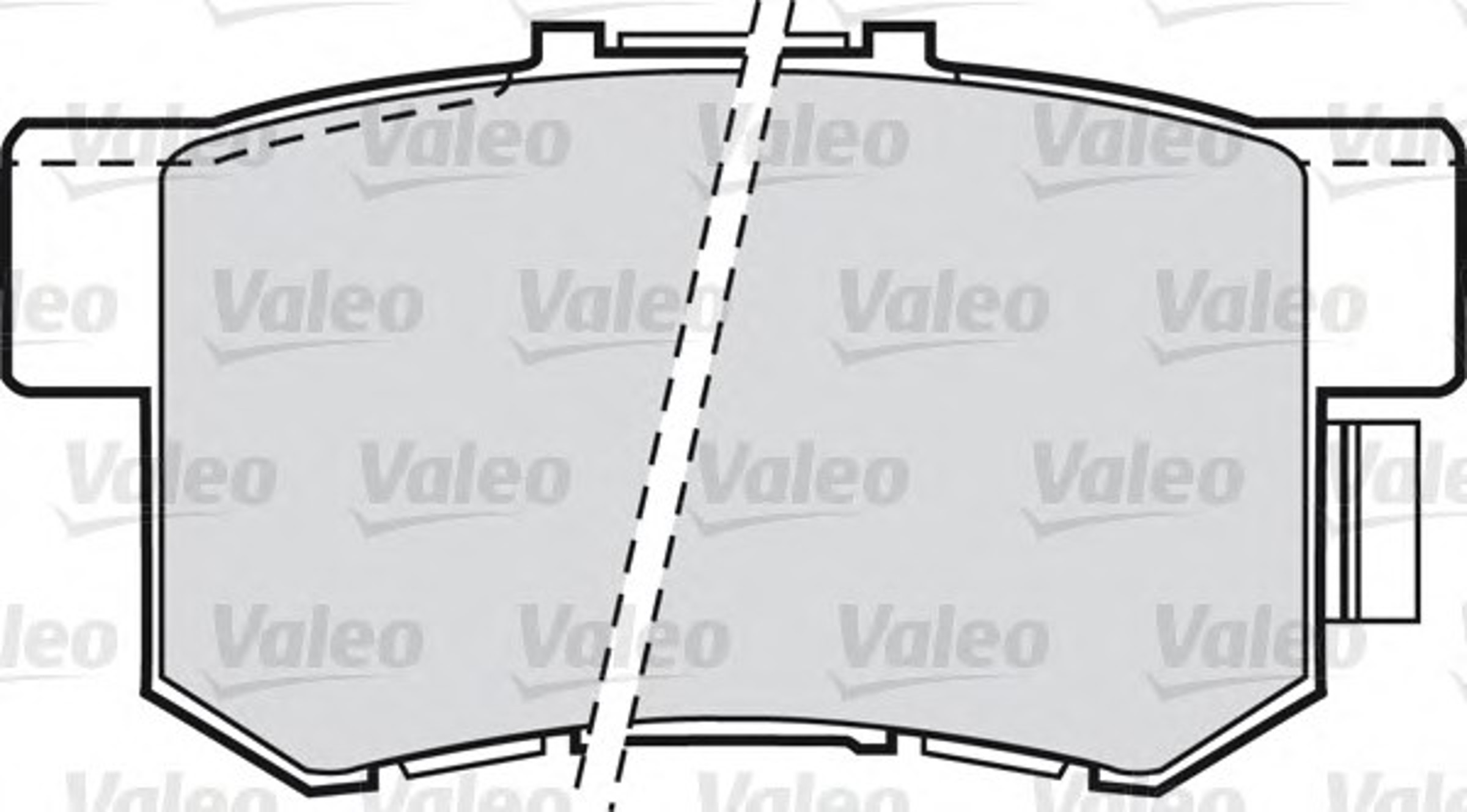 Комплект тормозных колодок дисковый тормоз VALEO 598911