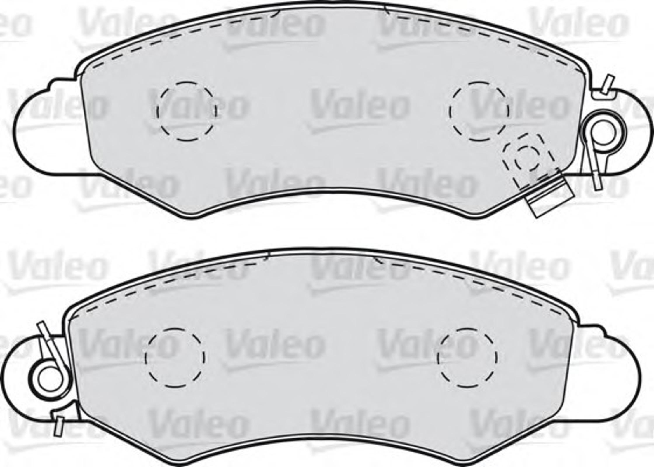 Колодки тормозные дисковые VALEO 598991