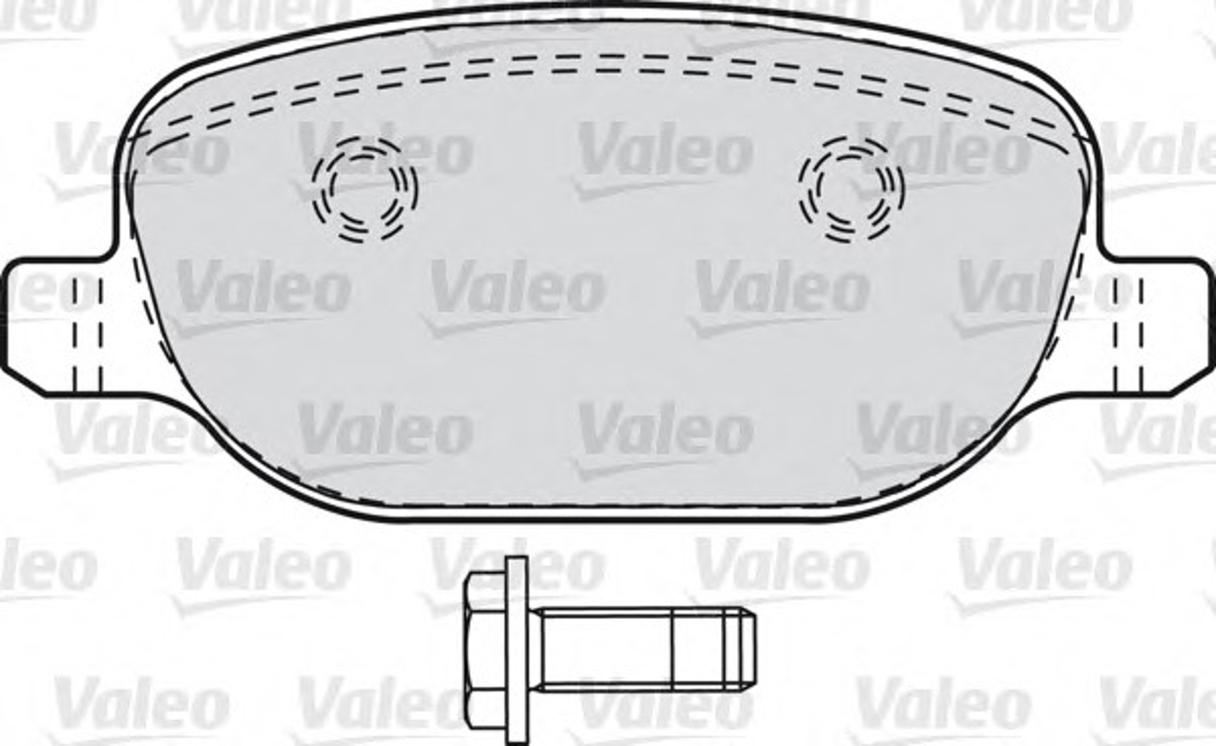 Колодки тормозные дисковые VALEO 601029