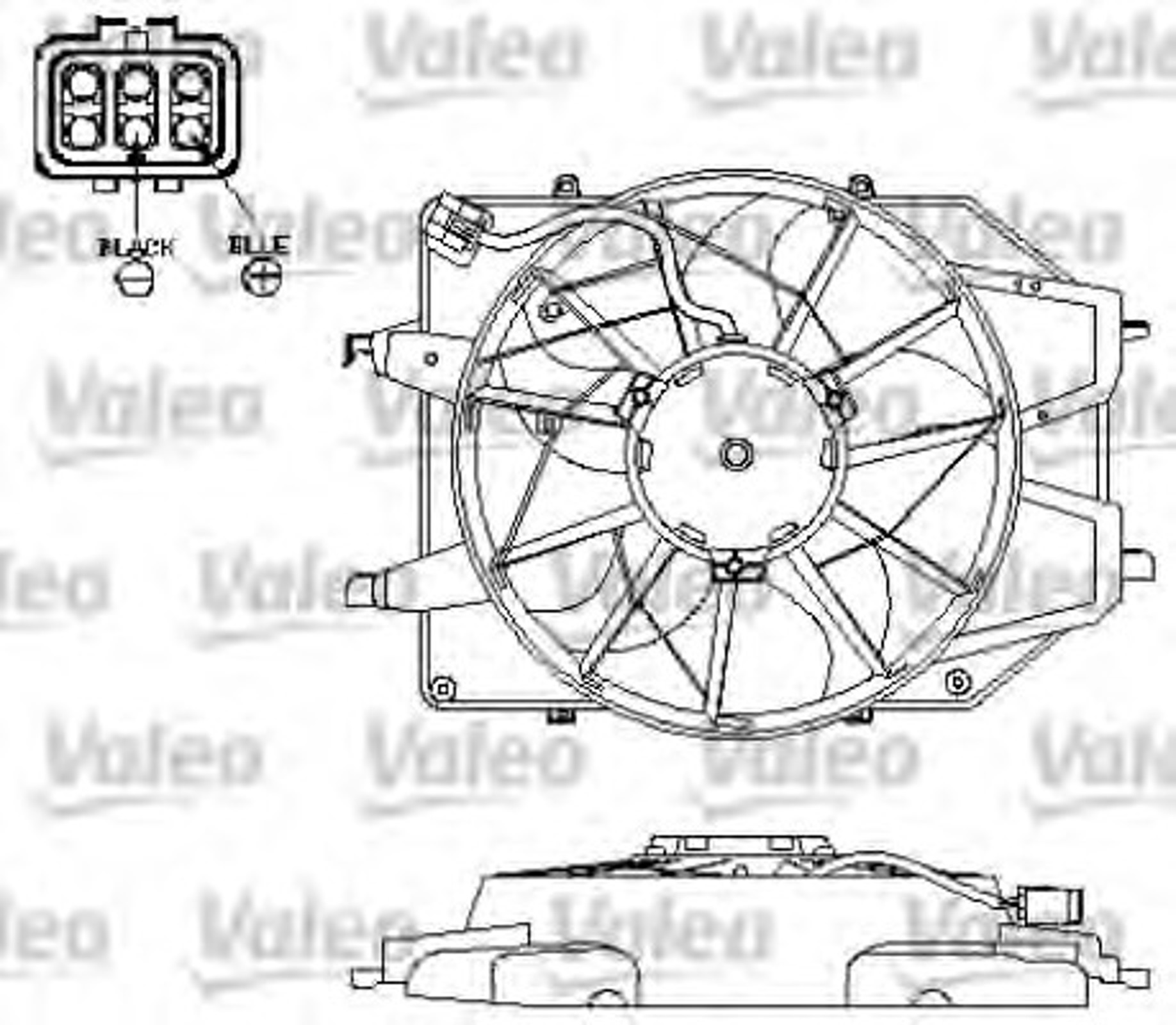 Вентилятор радиатора VALEO 696152