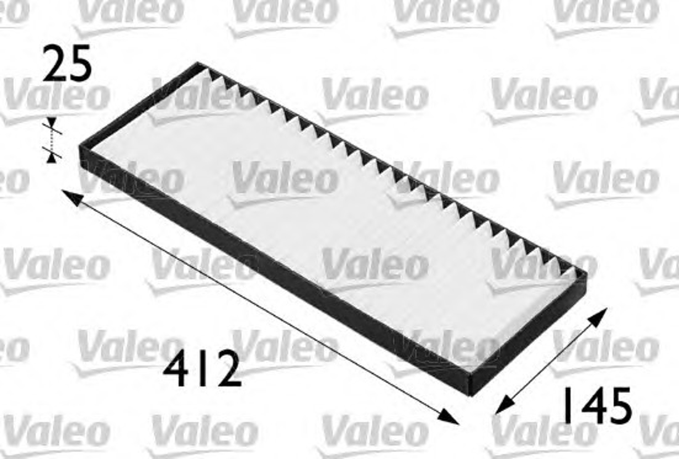 Фильтр салона VALEO 698202