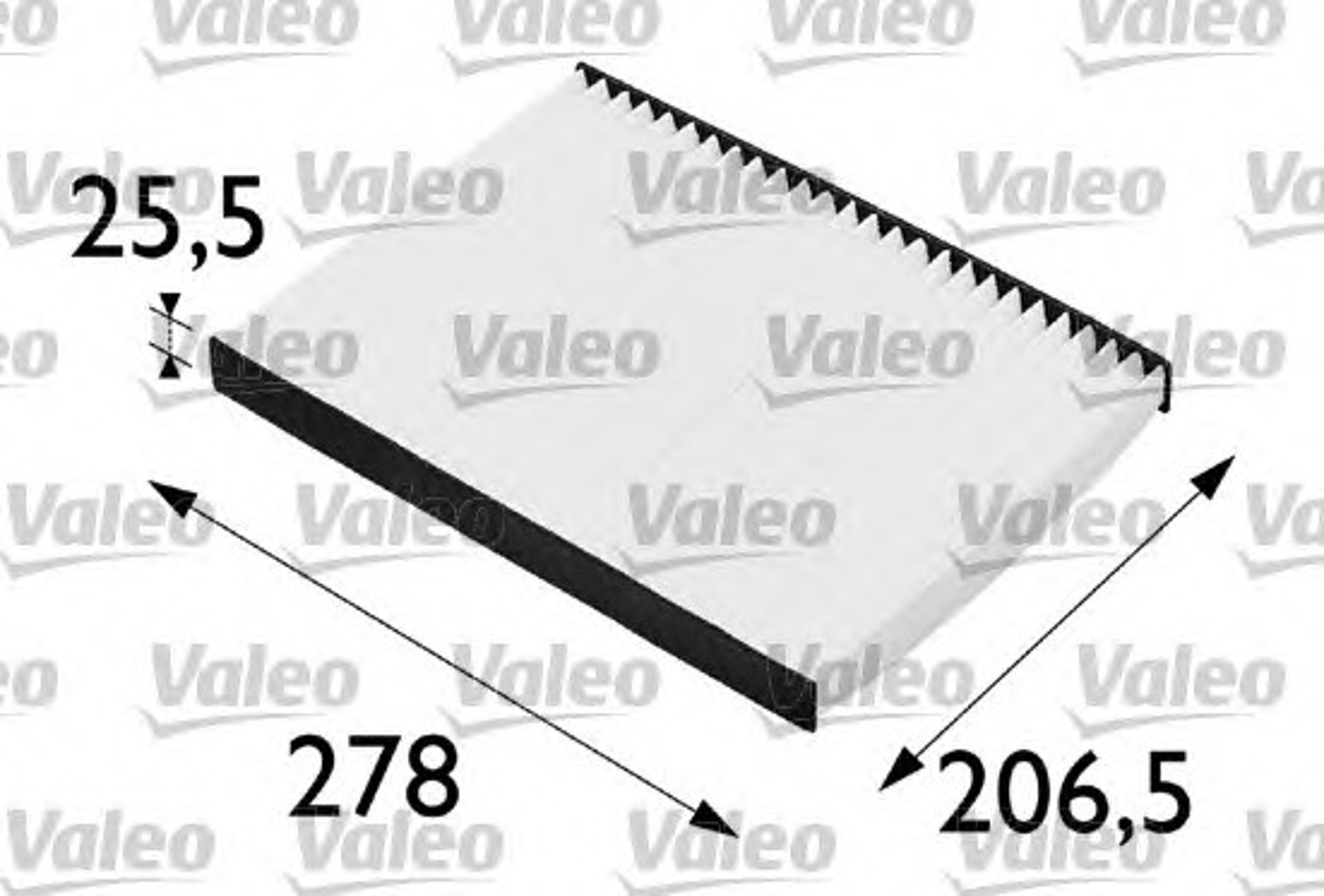 Фильтр салона VALEO 698679