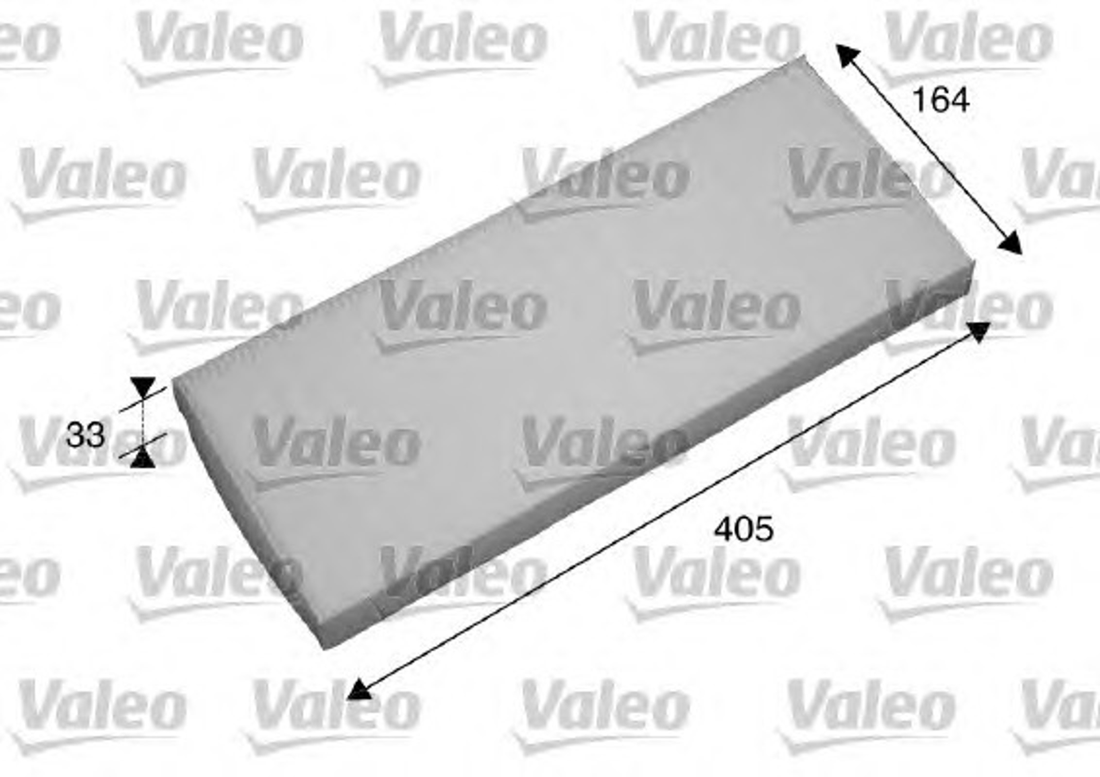 Фильтр воздух во внутренном пространстве VALEO 698738