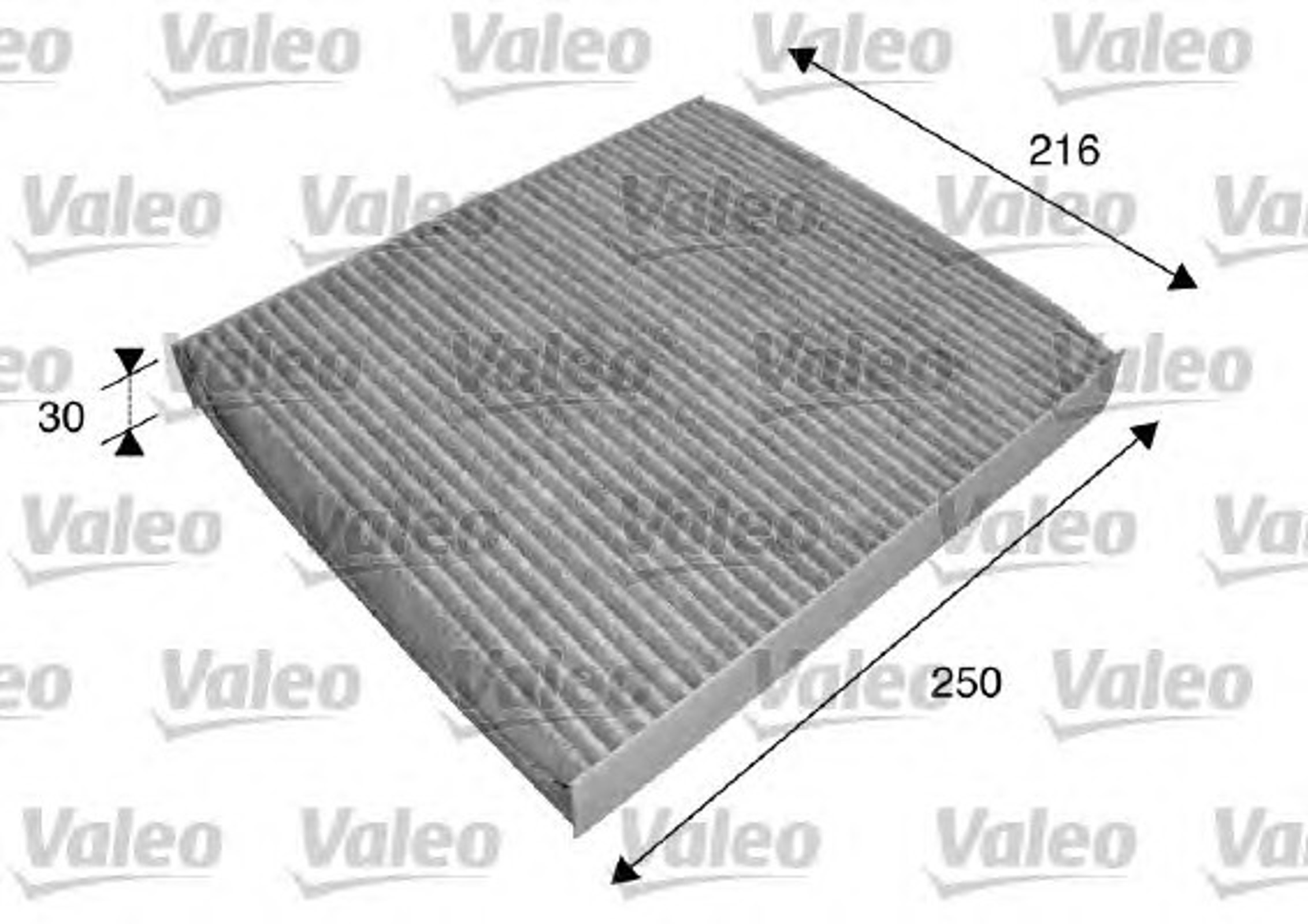 Фильтр салона VALEO 698739