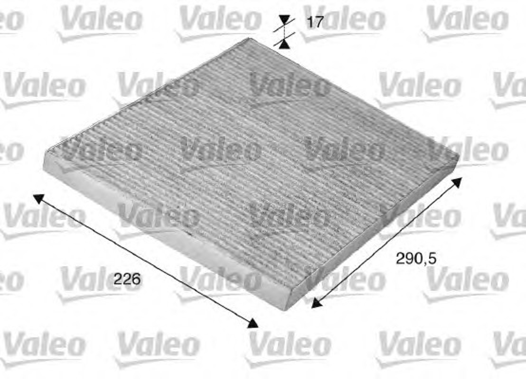 Фильтр салона VALEO 698746