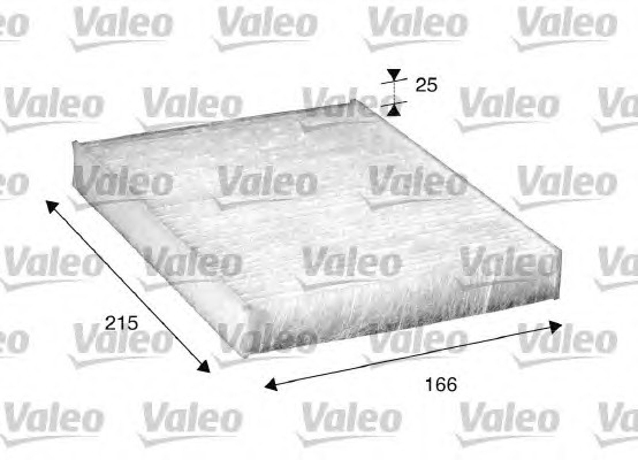 Фильтр салона VALEO 698867