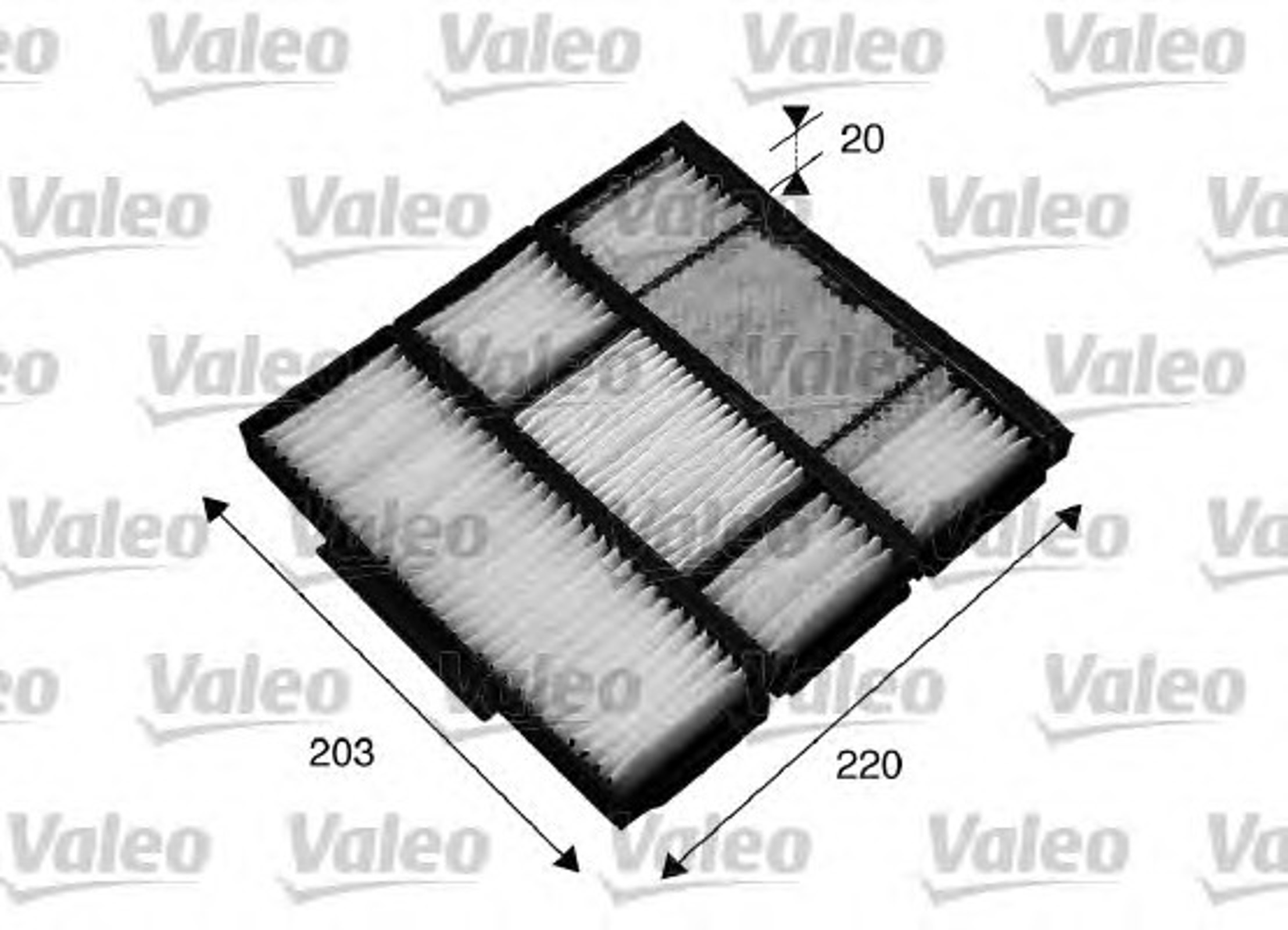 Фильтр салона VALEO 715565