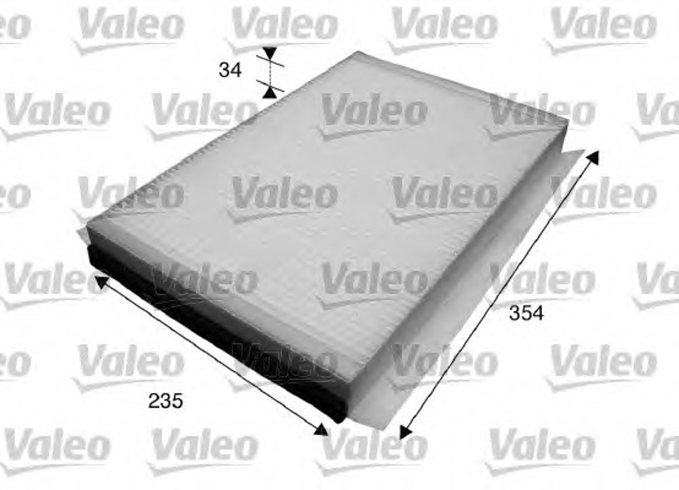 Фильтр салона VALEO 715601