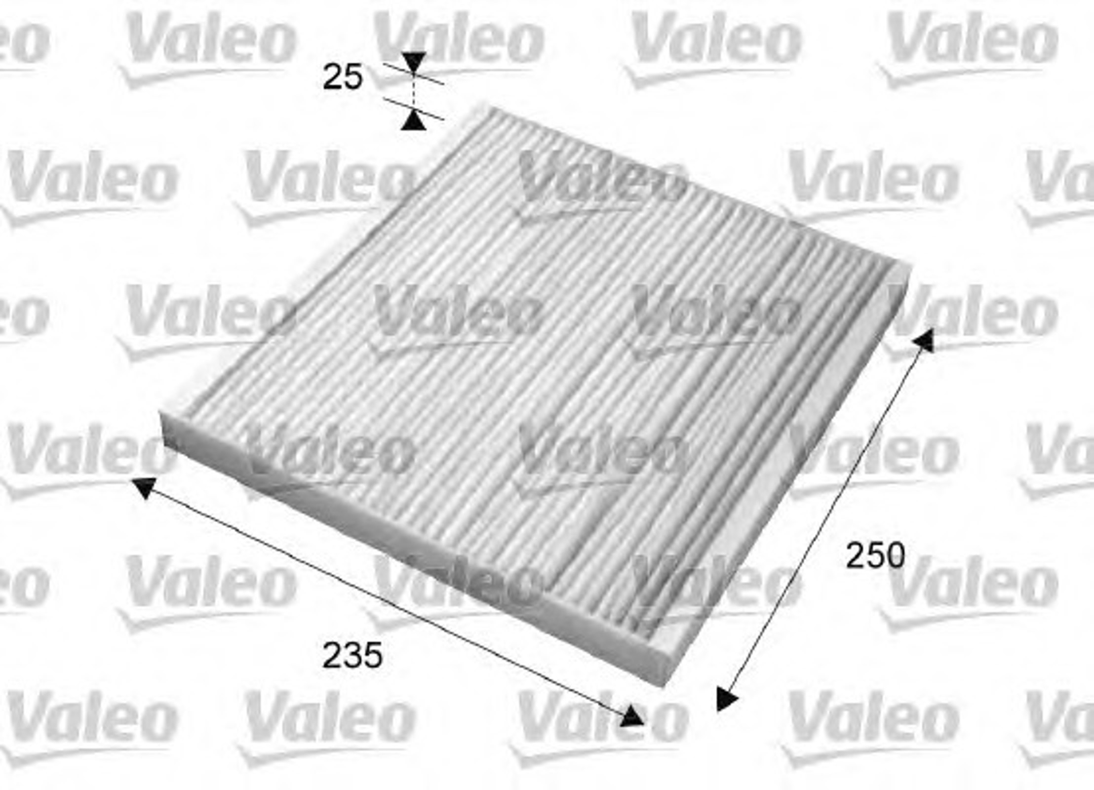 Фильтр салона VALEO 715636