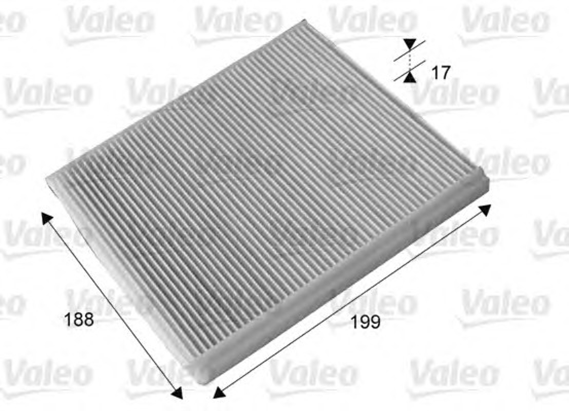 Фильтр салона VALEO 715698