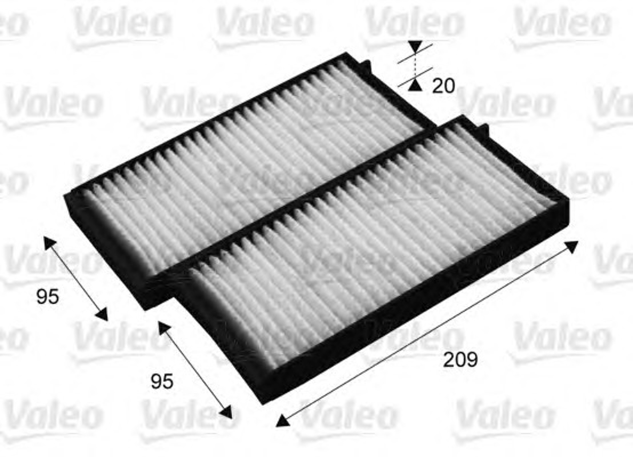 Фильтр салона VALEO 715700