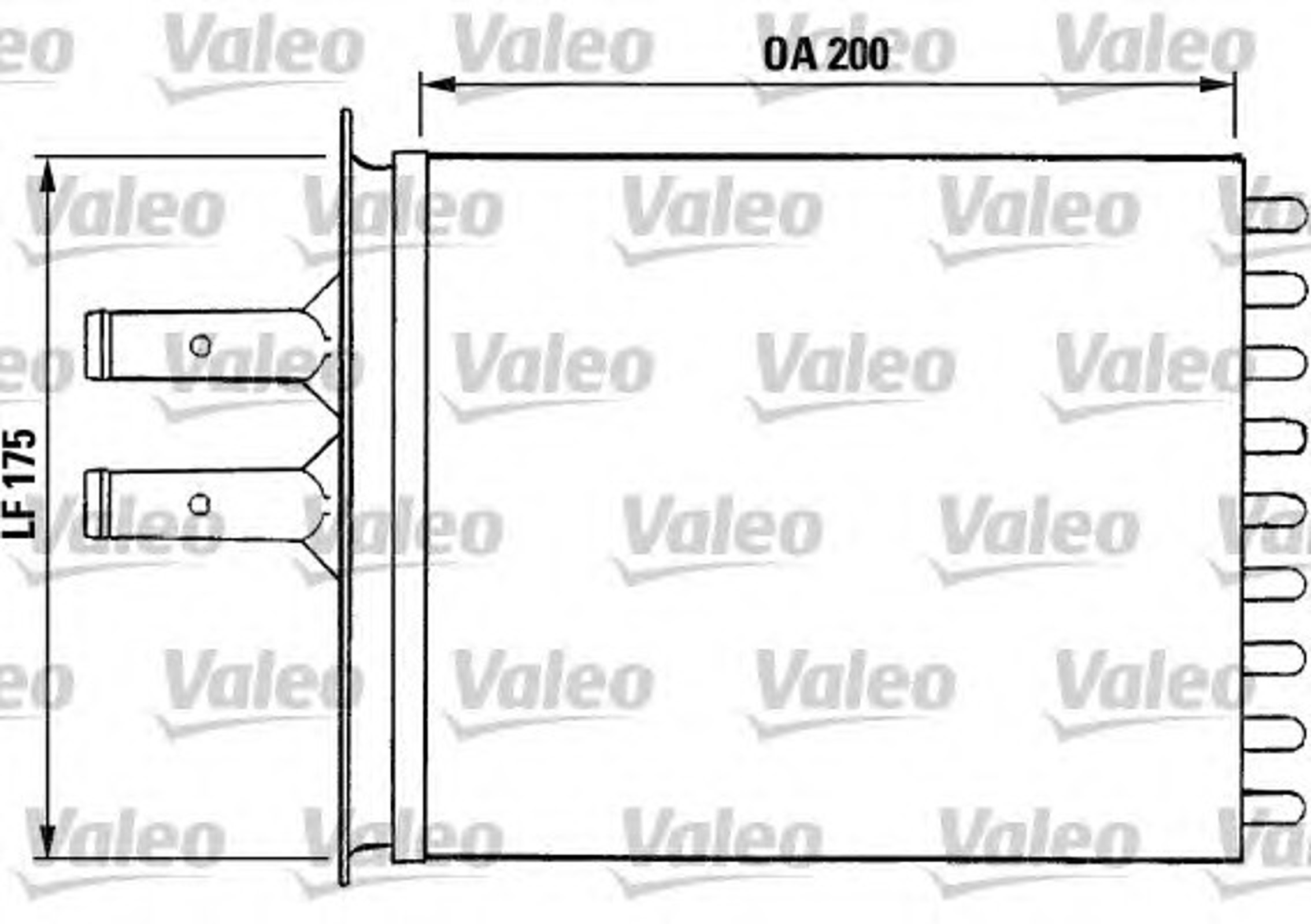 Радиатор отопителя VALEO 812081