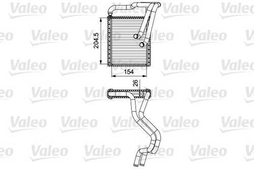 Радиатор отопителя VALEO 812430