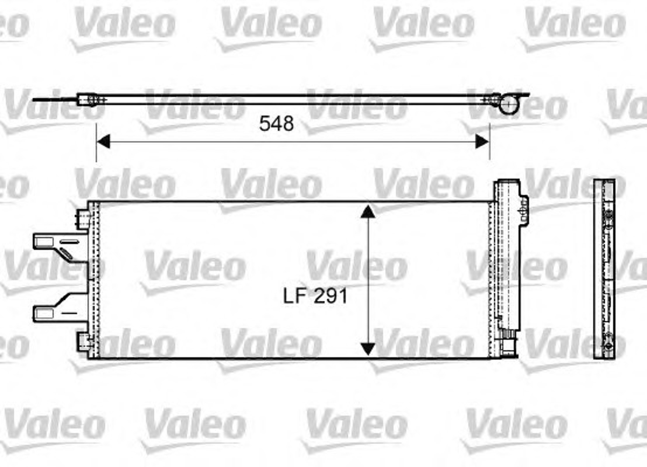 Конденсатор кондиционера VALEO 814069