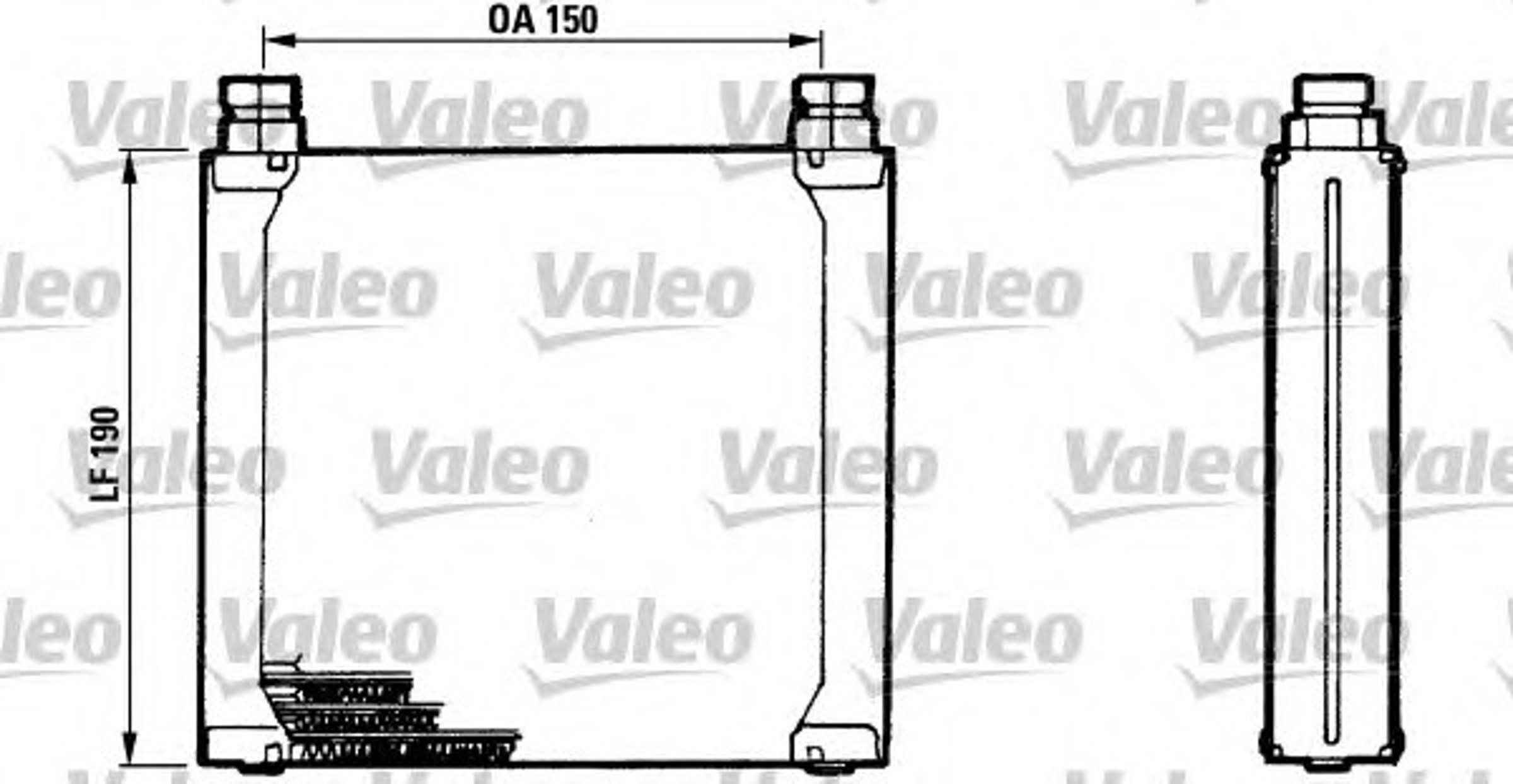 Радиатор масляный VALEO 816748