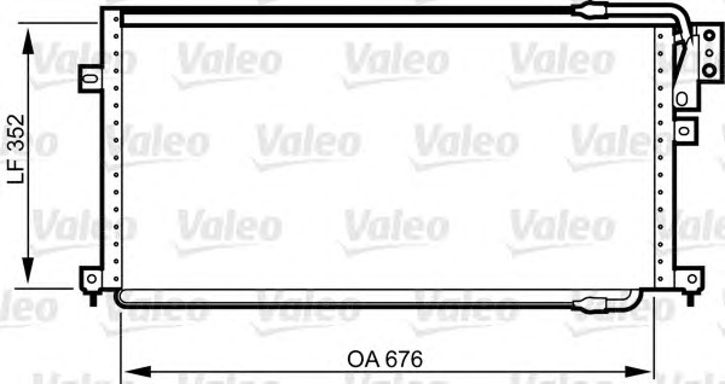Конденсатор кондиционера VALEO 817015