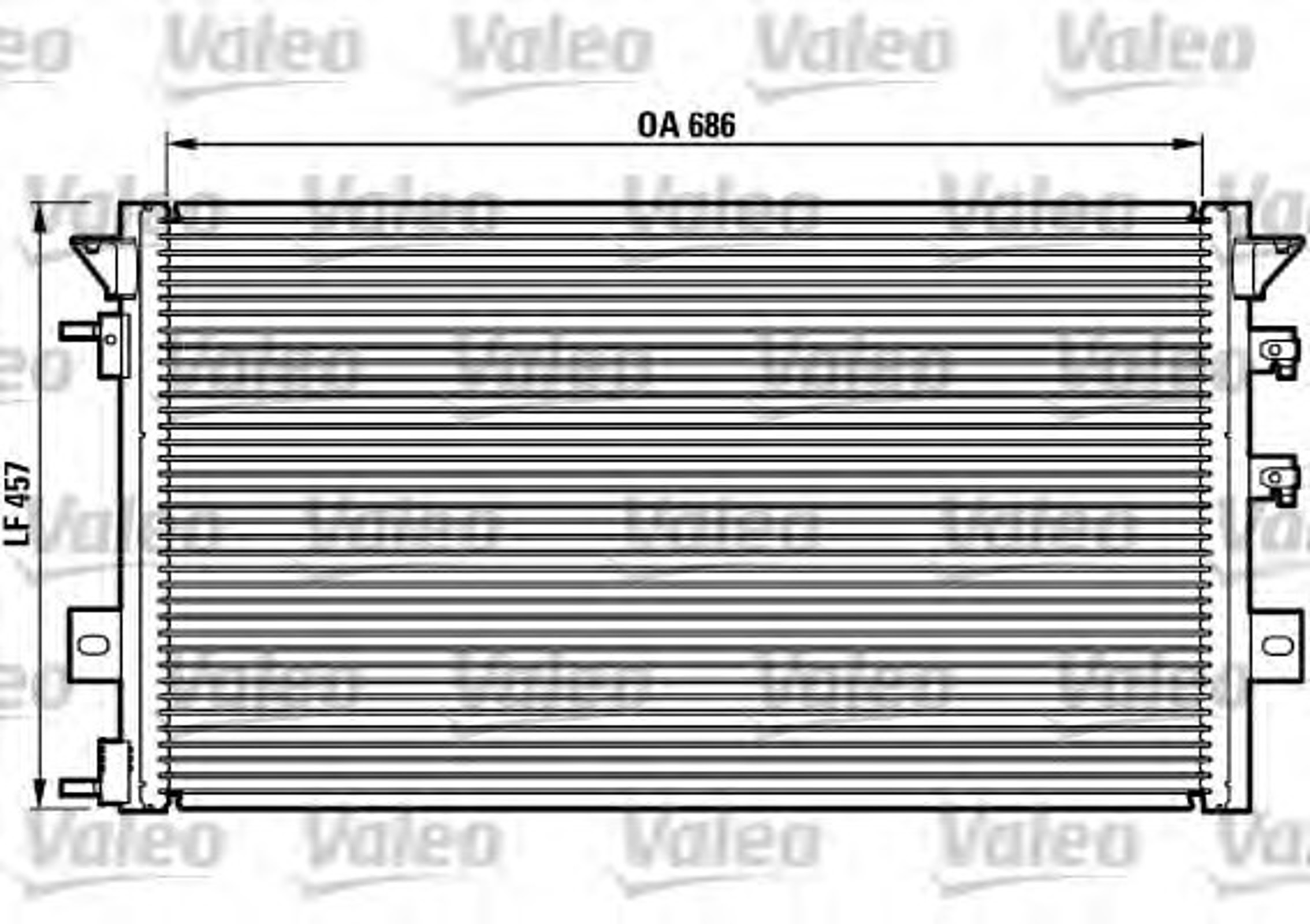 Конденсатор кондиционера VALEO 817073